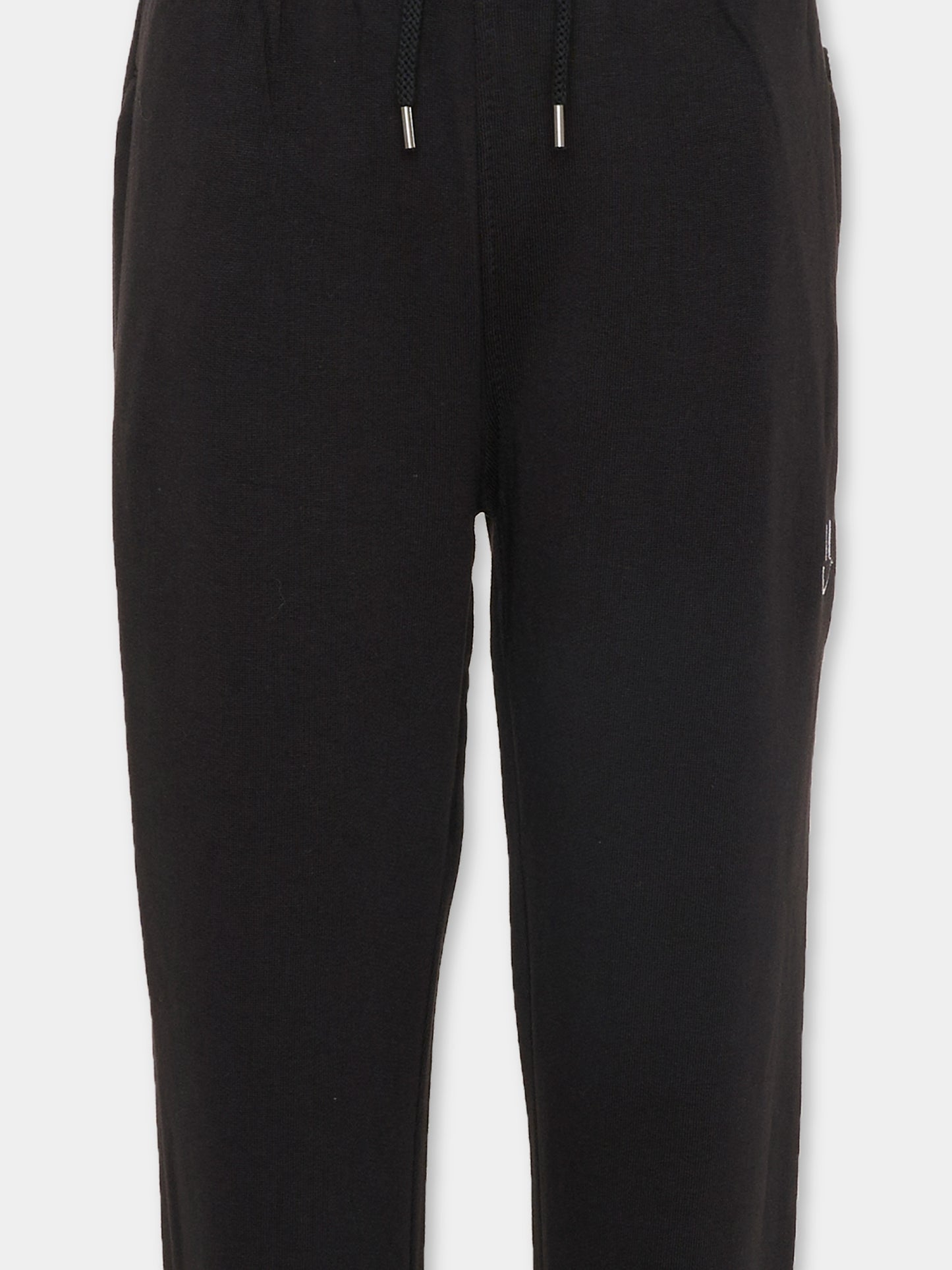 Pantaloni Alvar neri per bambini con smile,Molo,6S26I201 0099