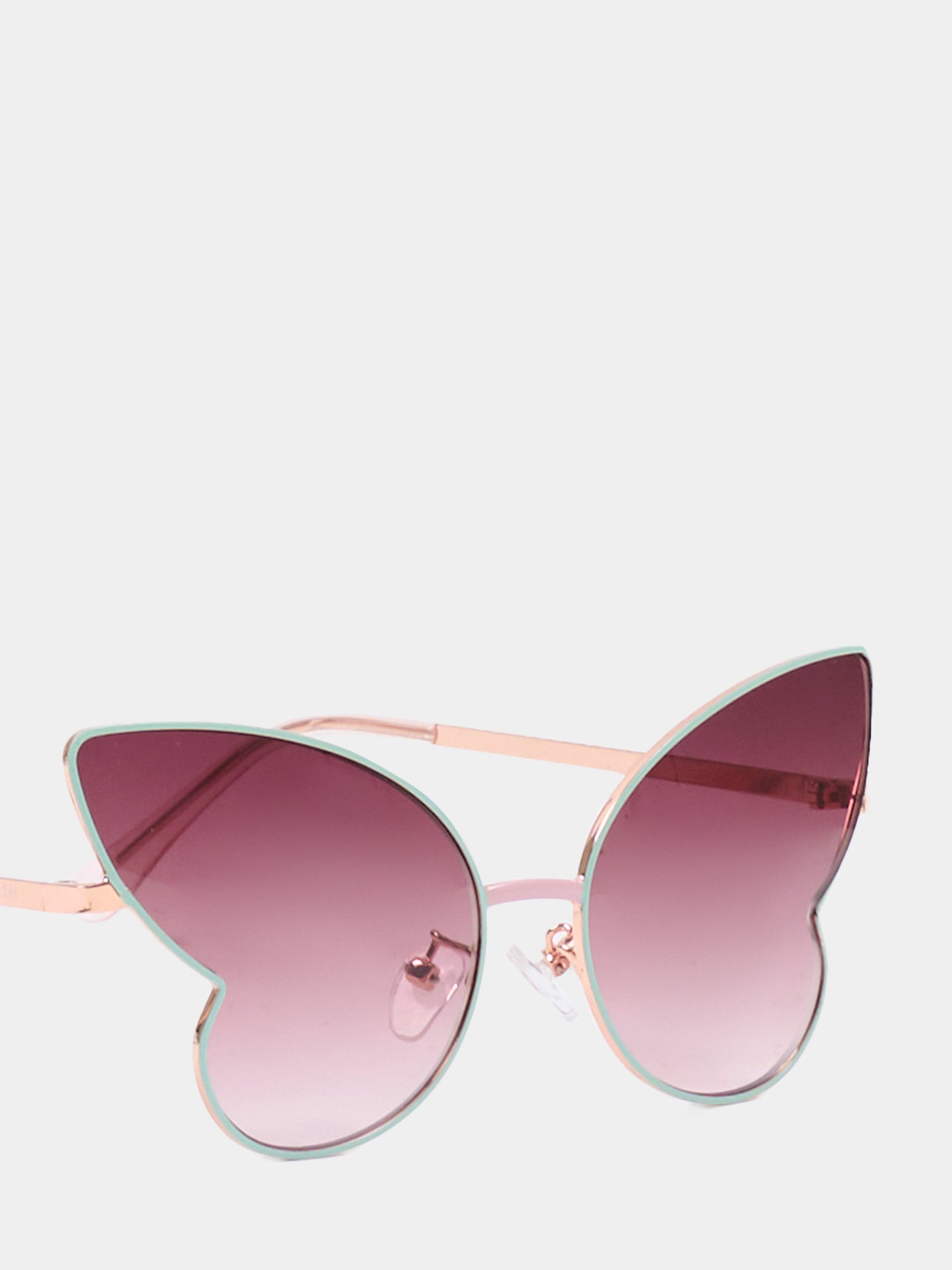 Occhiali da sole verdi per bambina con logo,Billieblush,U22093 73A