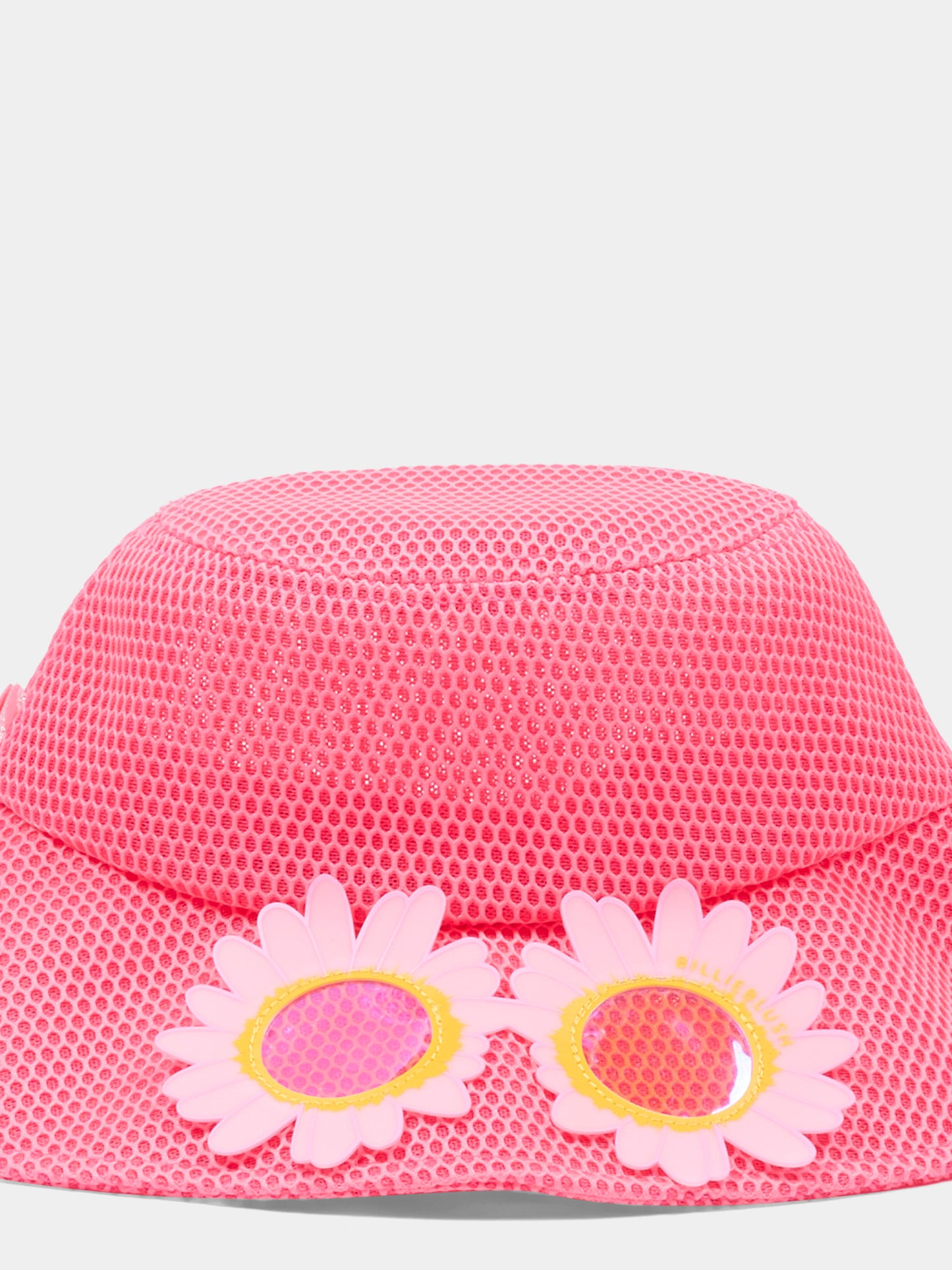 Cloche fucsia per bambina in mesh con margherite,Billieblush,U22171 499