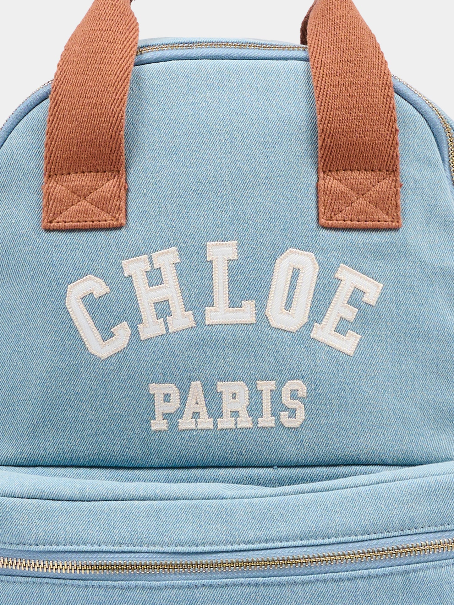 Zaino denim per bambina con logo,Chloé Kids,C20867 Z10