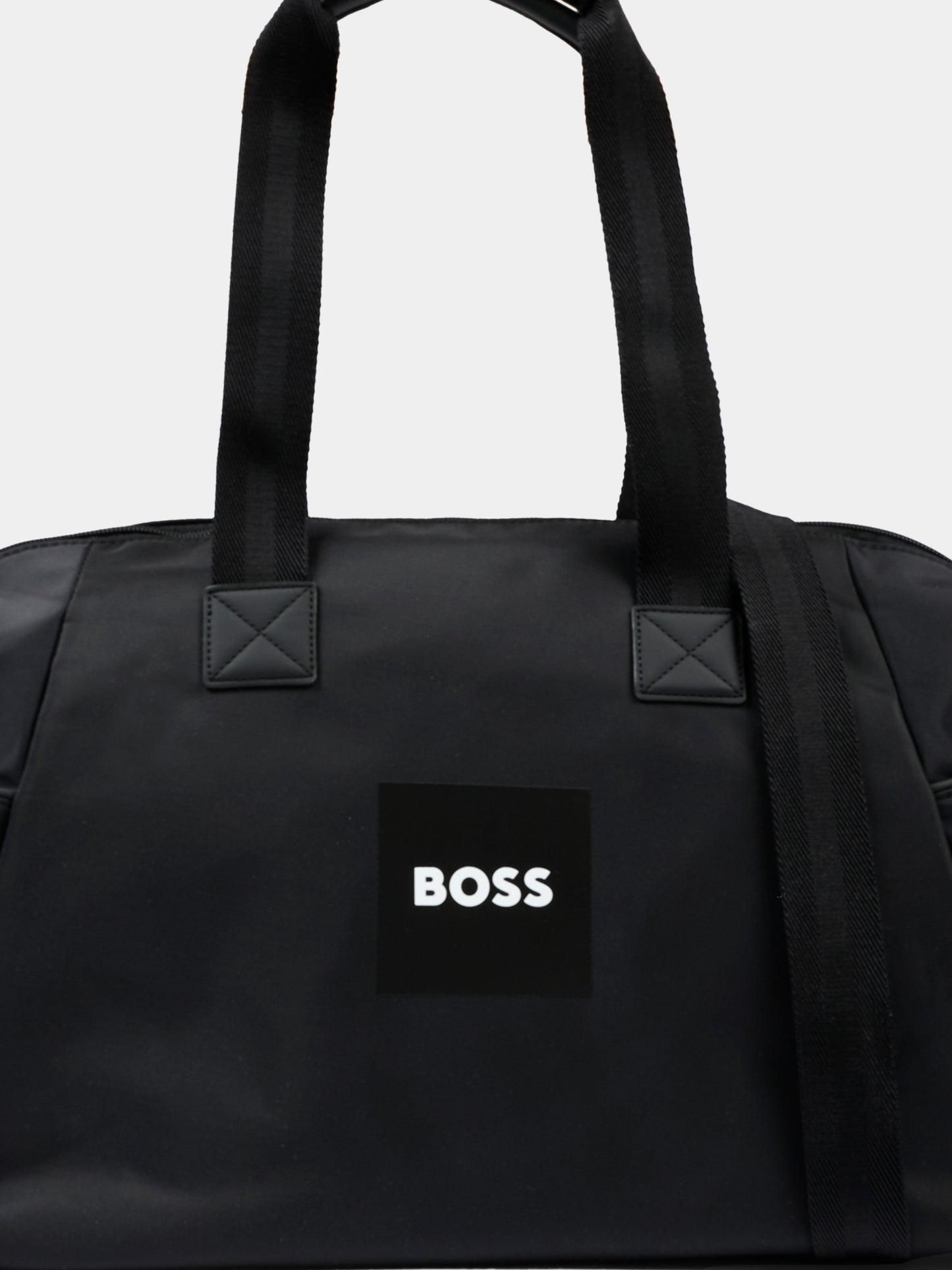 Borsa mamma nero per neonato con logo,Boss,J53106 09B