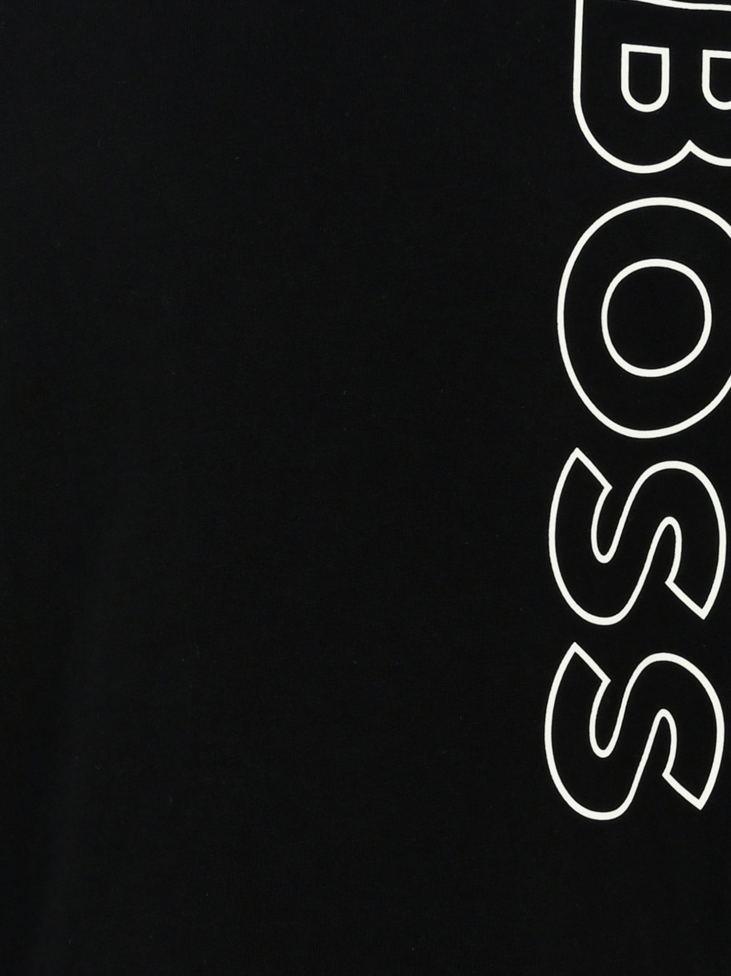 T-shirt nera per neonato con logo,Boss,J51208 09B