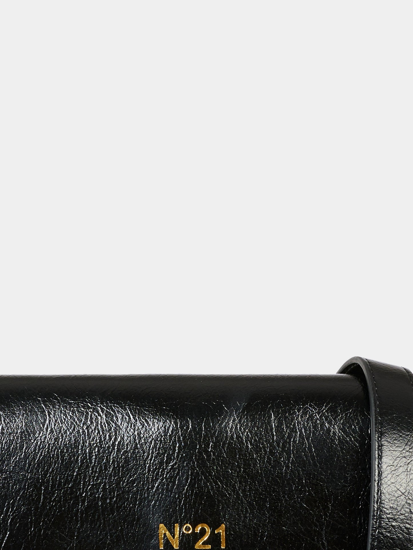 Pochette nera per bambina con logo,N°21 Kids,N2104R N0246 0N900