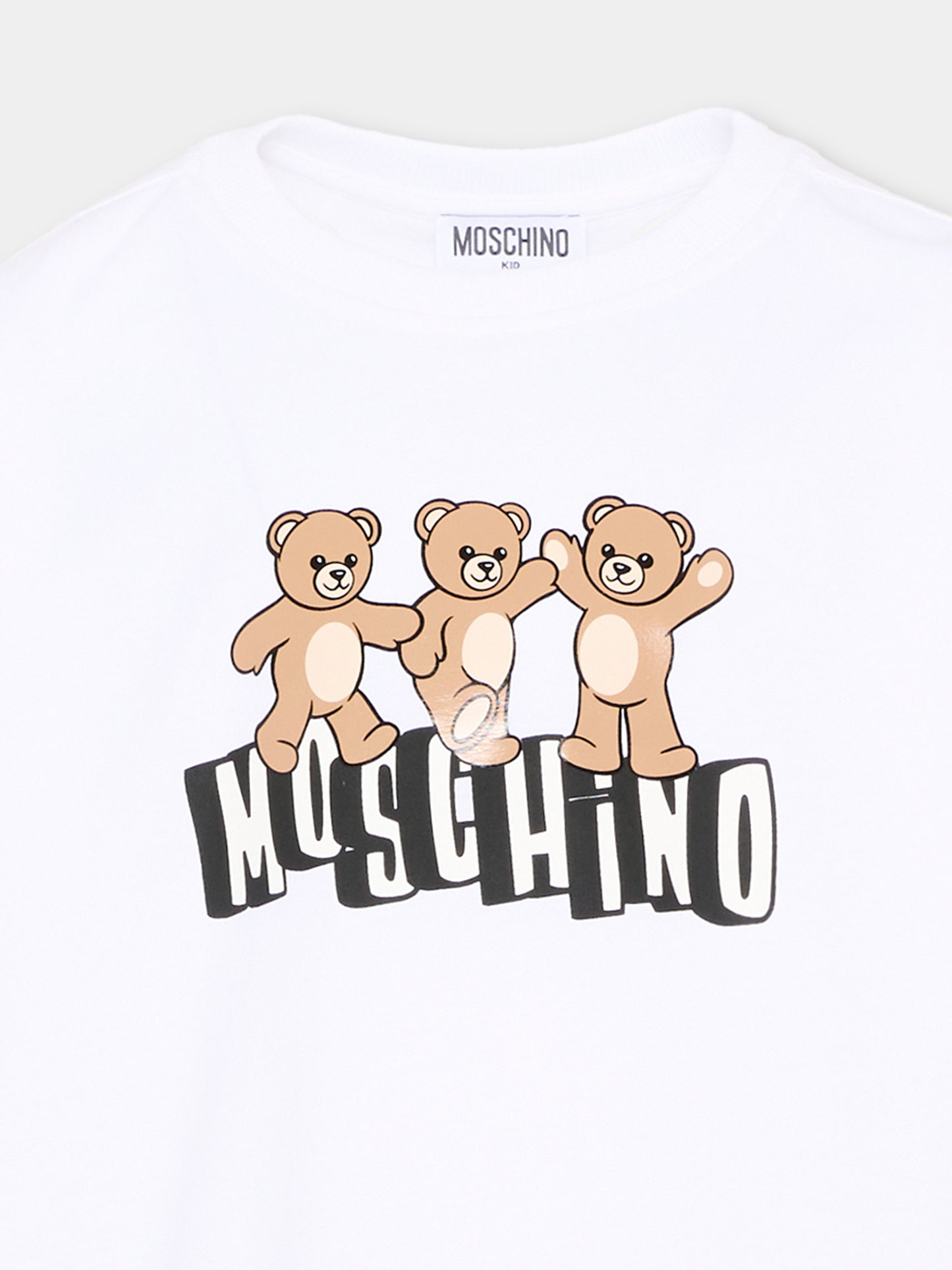 Completo sportivo multicolor per bambini con logo,Moschino Kids,HUG00W LCA88 83240