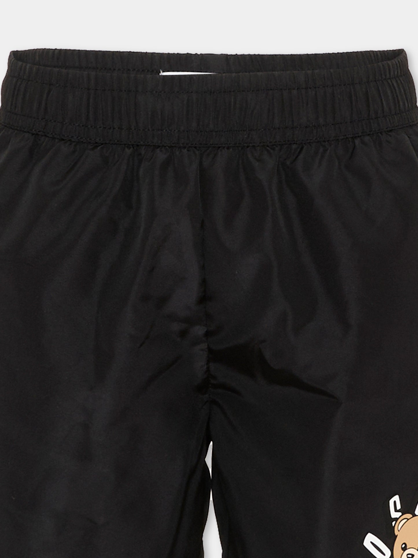 Boxer mare nero per bambino con Teddy Bear,Moschino Kids,HUL01L LKA02 60100