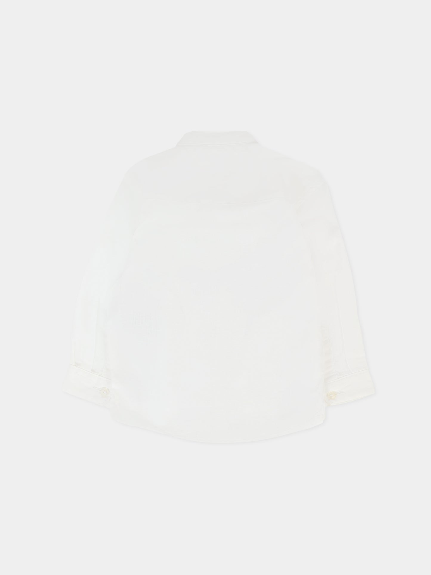 Camicia bianca per neonato con bandierina,Tommy Hilfiger Junior,KB0KB09557 YBR