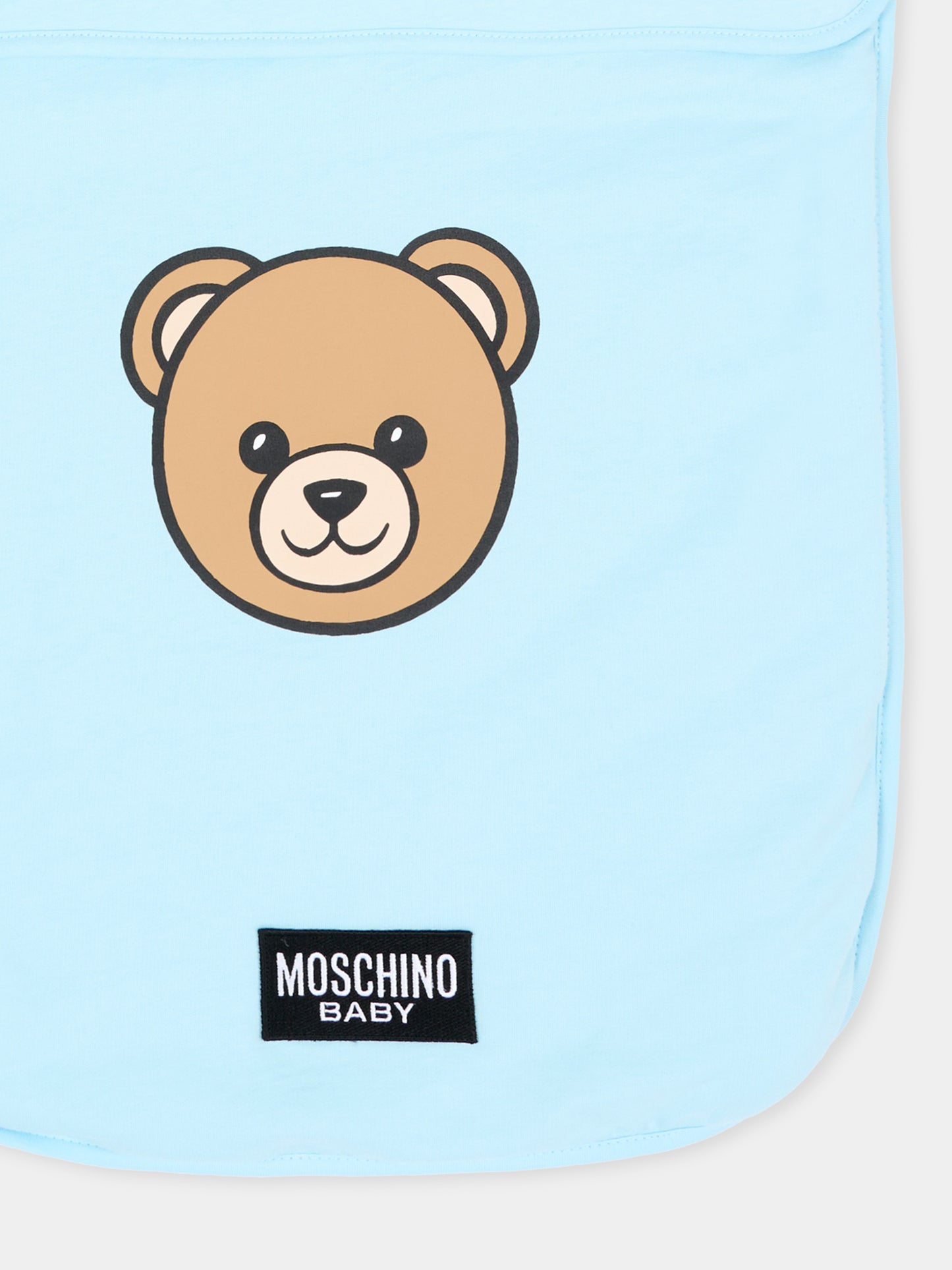 Sacco nanna celeste per neonato con Teddy Bear,Moschino Kids,MUE00V LCA19 40304