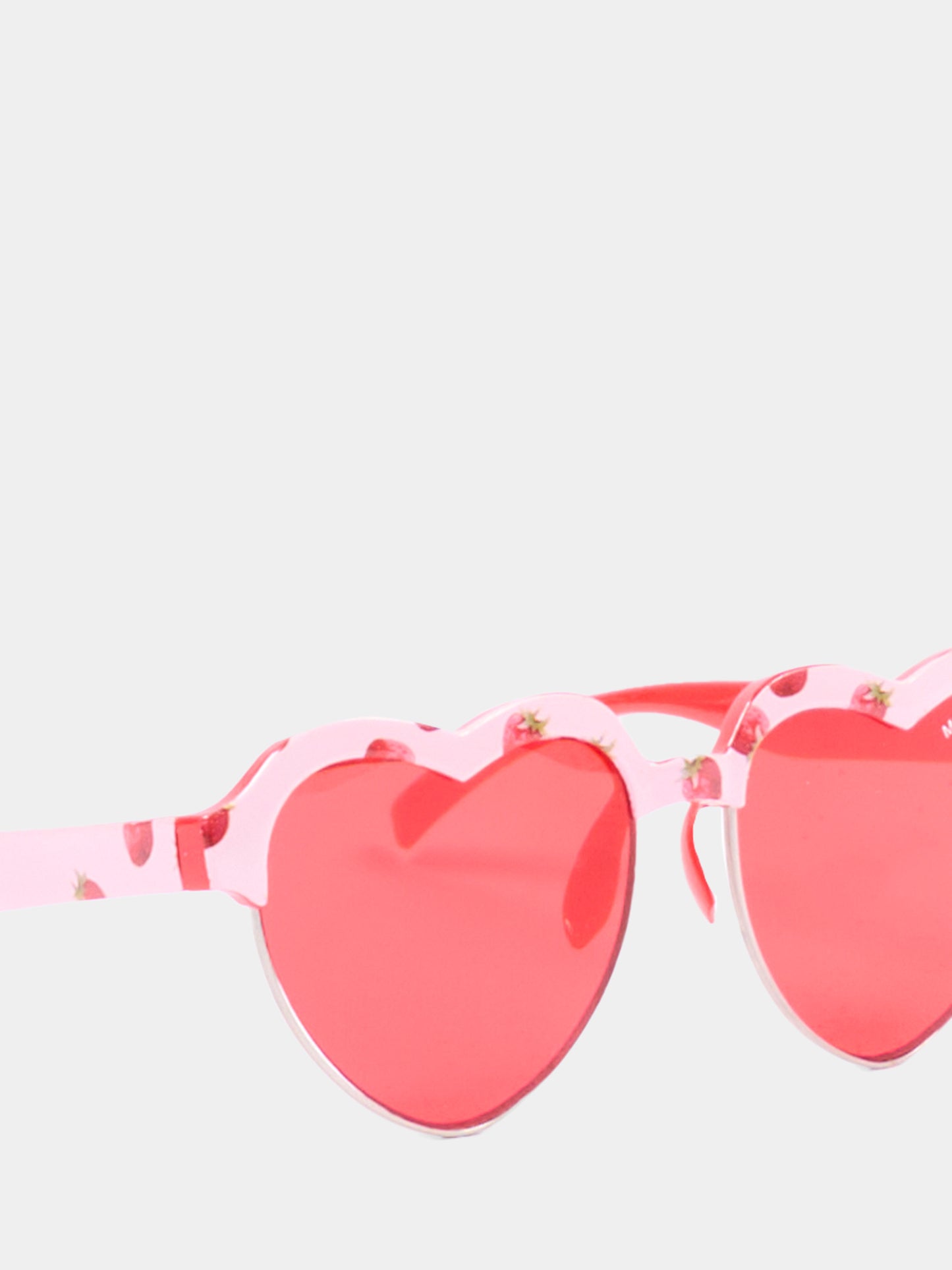 Occhiali da sole rossi per neonata a cuore,Monnalisa,39G028 - 7072 - 5244