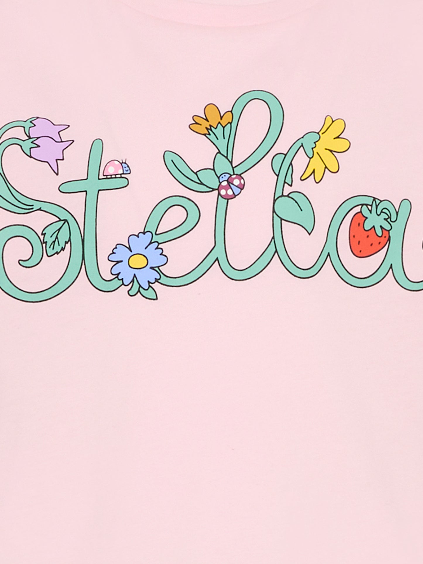 T-shirt rosa per bambina con logo,Stella Mccartney Kids,TY8A31-Z0434 51R