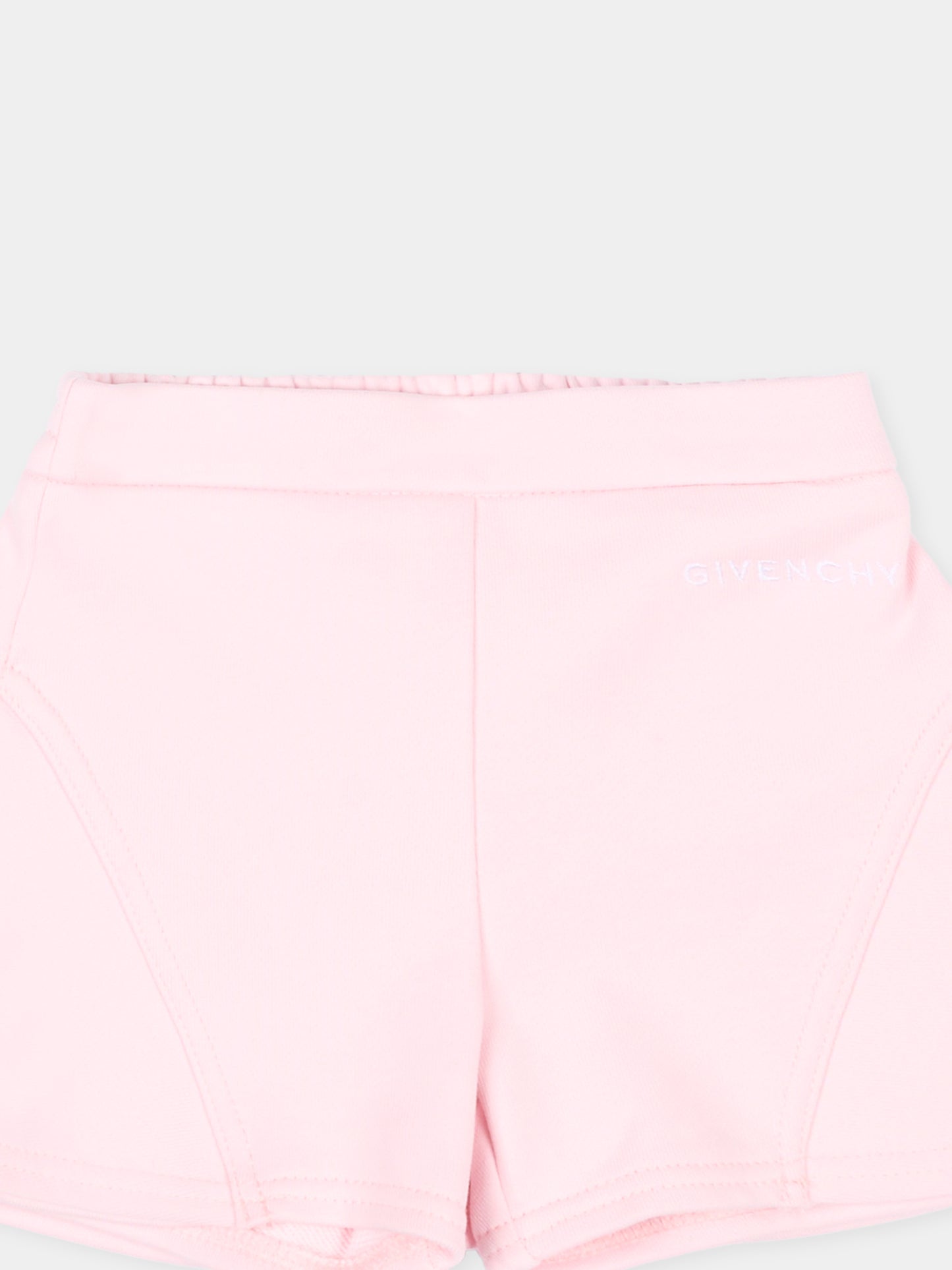 Shorts sportivi rosa per neonata,Givenchy Kids,H31183 44Z