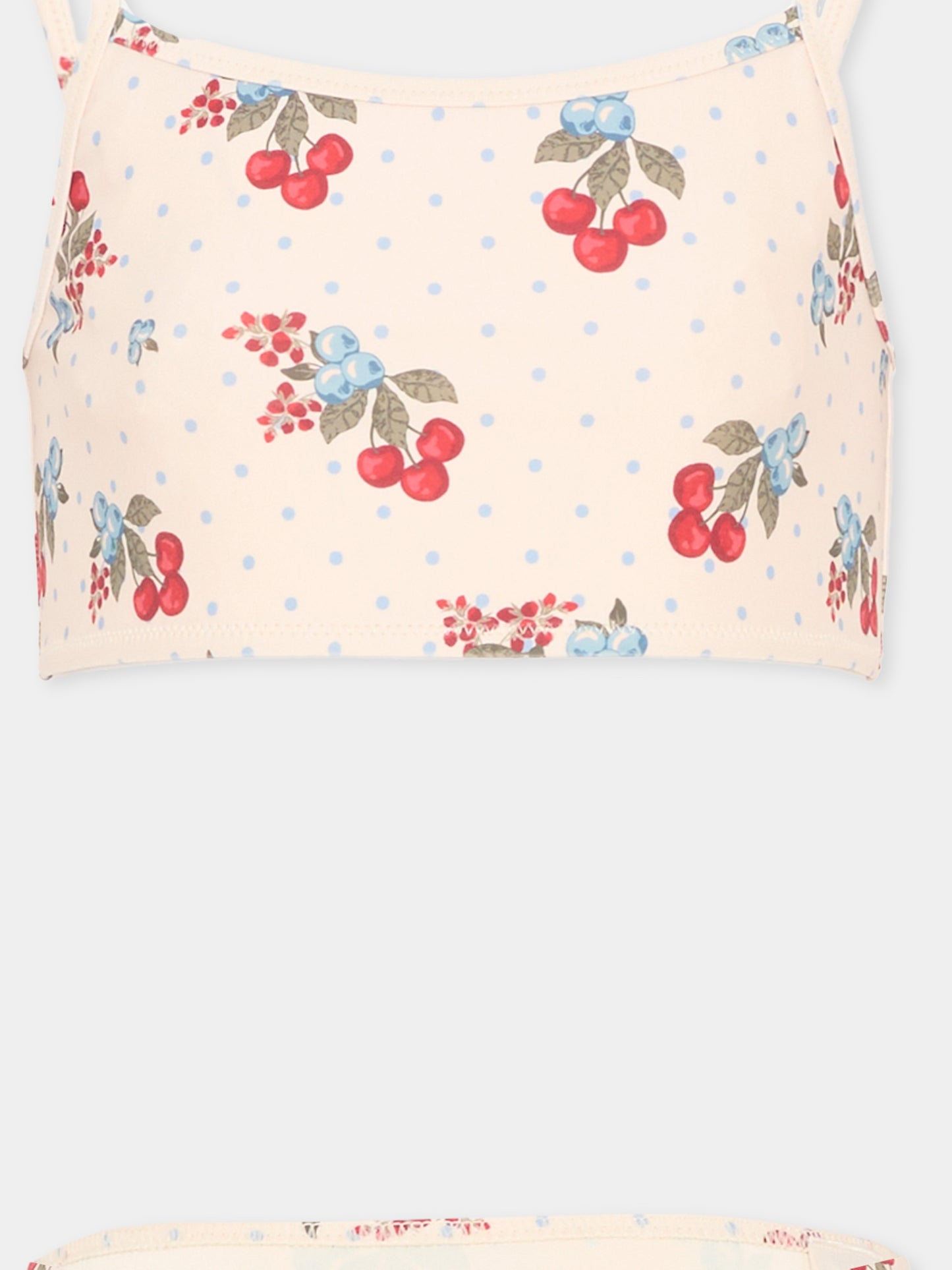 Slip e bikini multicolor per bambina con ciliegie,Konges Sløjd,KS104820 MARMELATTA