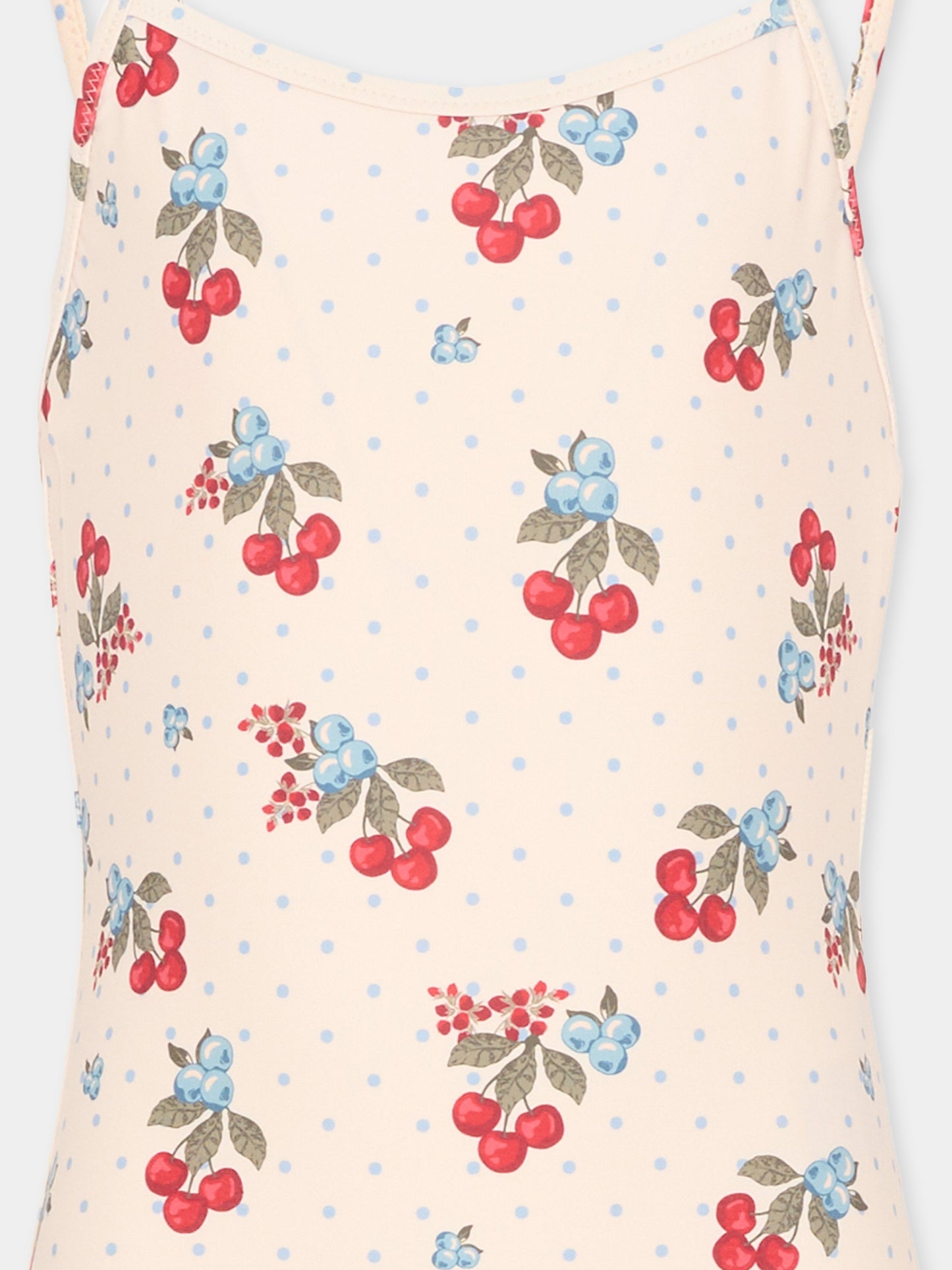 Costume intero multicolor per bambina con ciliegie,Konges Sløjd,KS104821 MARMELATTA