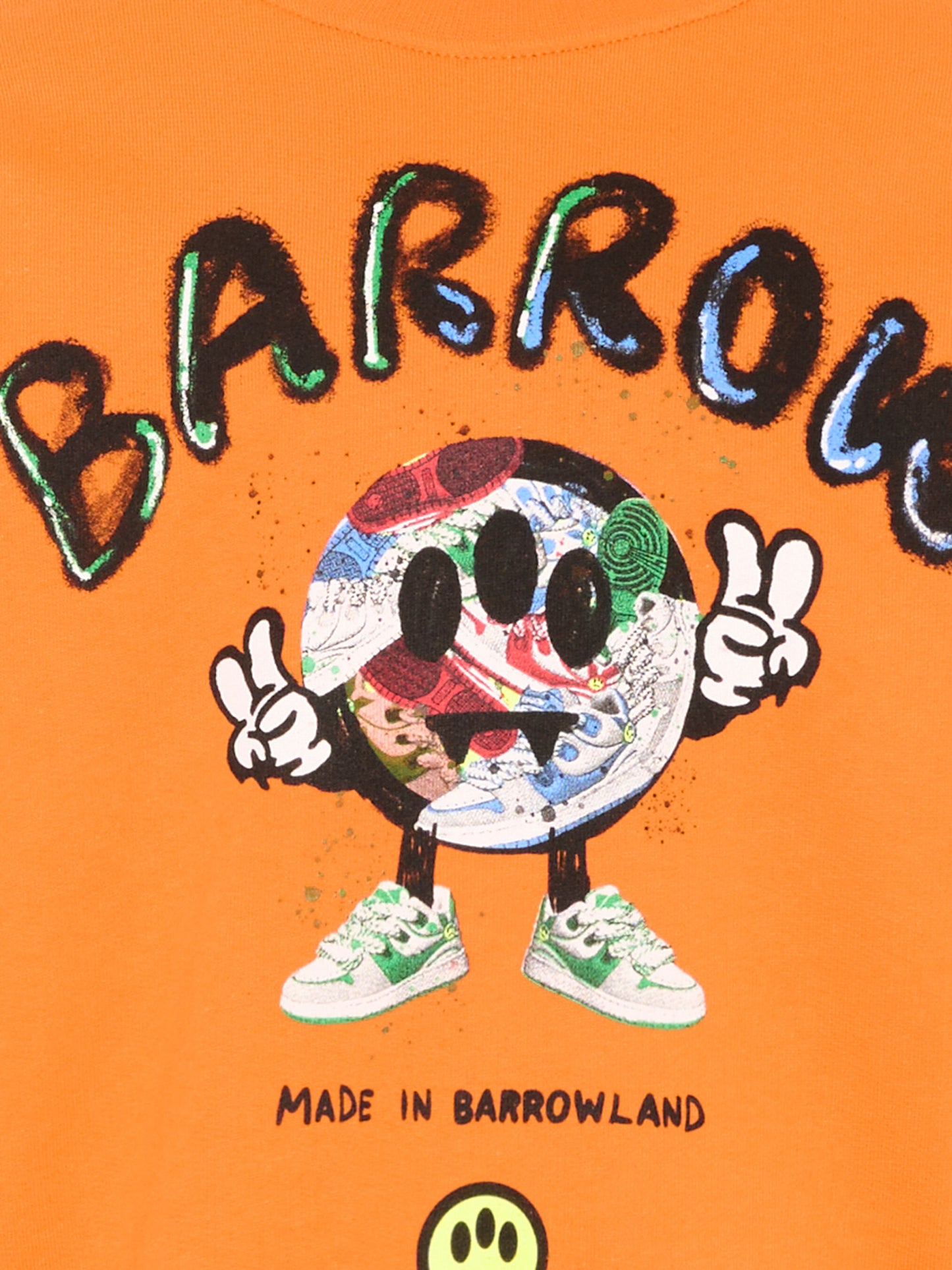 Felpa arancione Barrow per bambino,Barrow,S6BKJUSW098 BW315