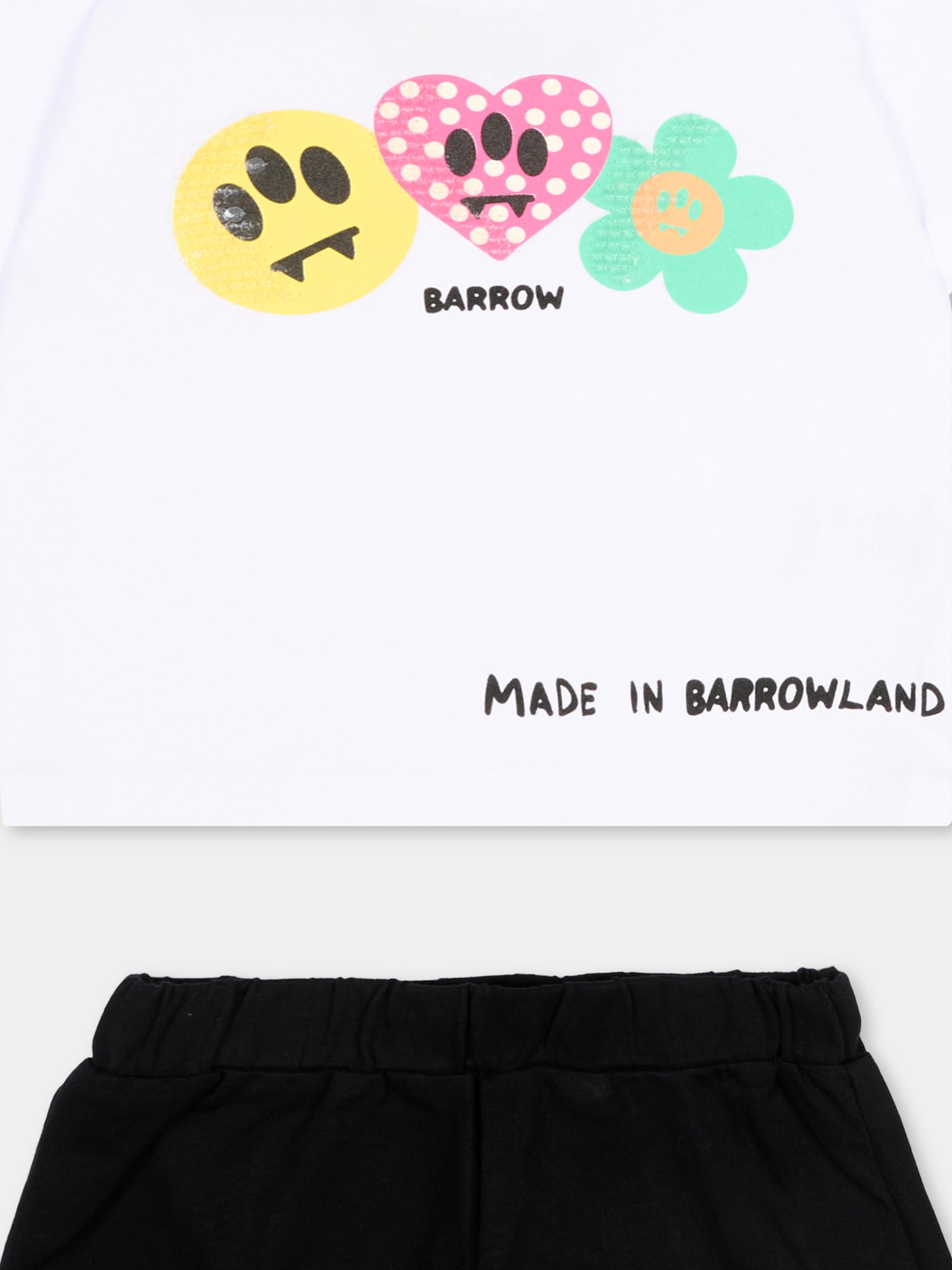 Completo sportivo multicolor per neonata con stampe pop,Barrow,S6BKNGTR198 002/13