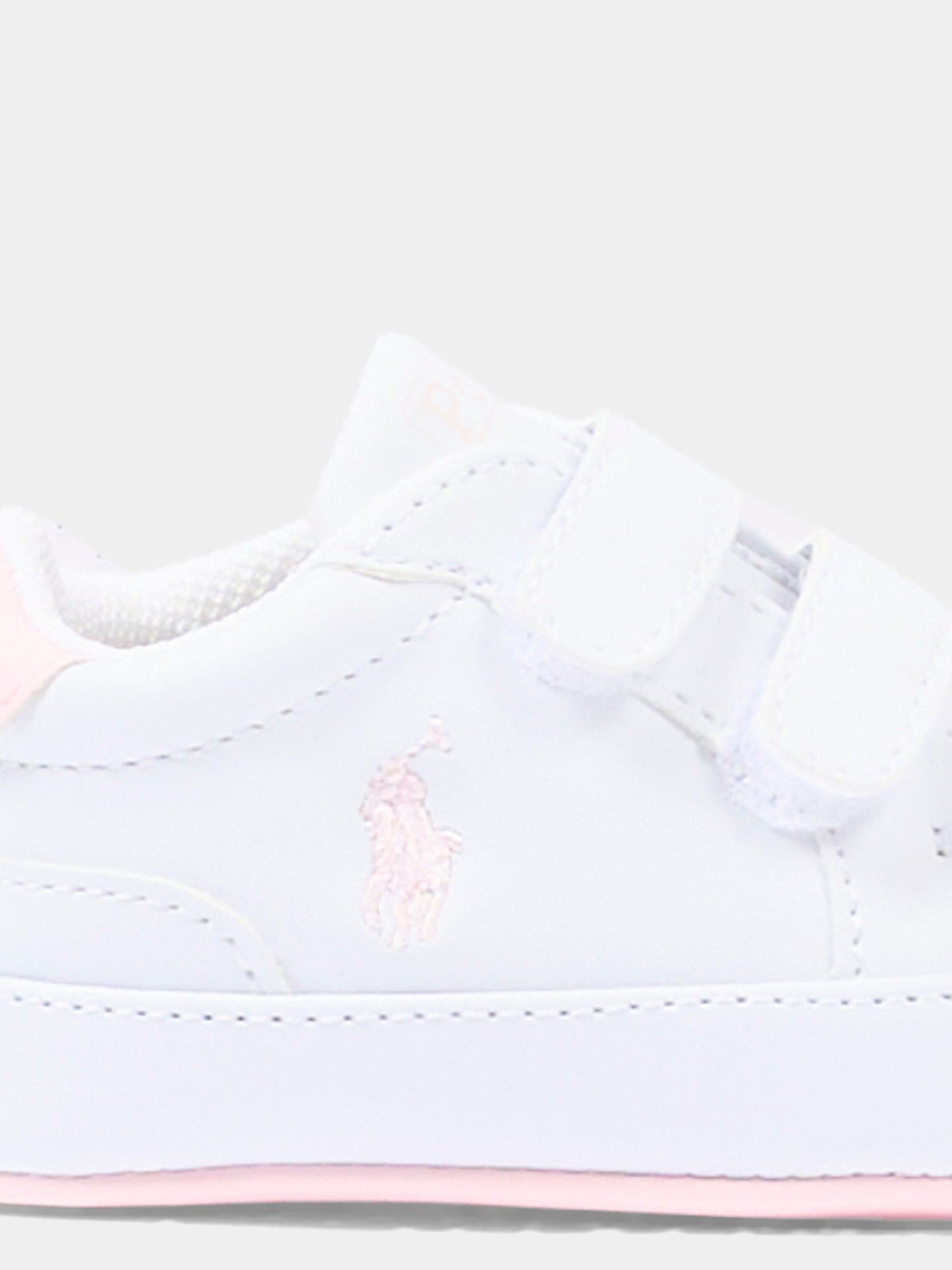 Sneakers bianche per neonati con Polo Pony,Ralph Lauren Kids,RL100733