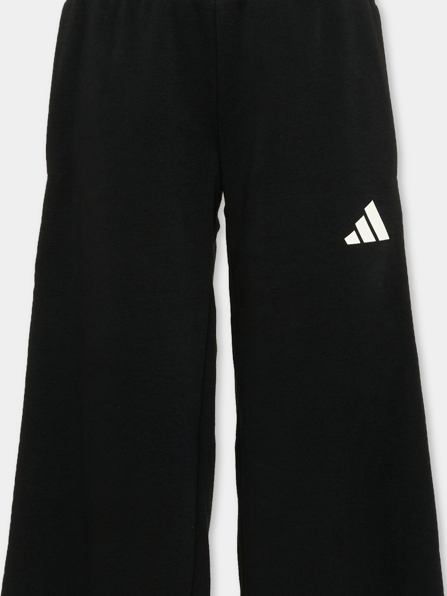 Pantalone sportivo nero per bambina con logo,Adidas,KC4644