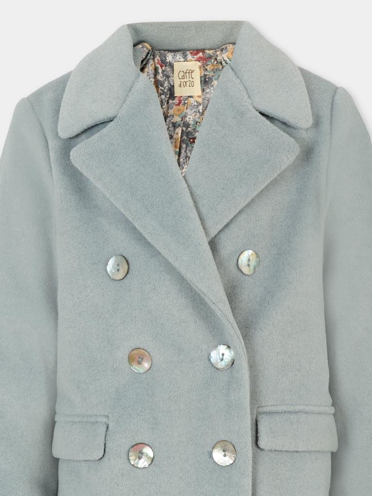 Cappotto grigio per bambina,Caffe' D'orzo,ZT2A10 E0127 921