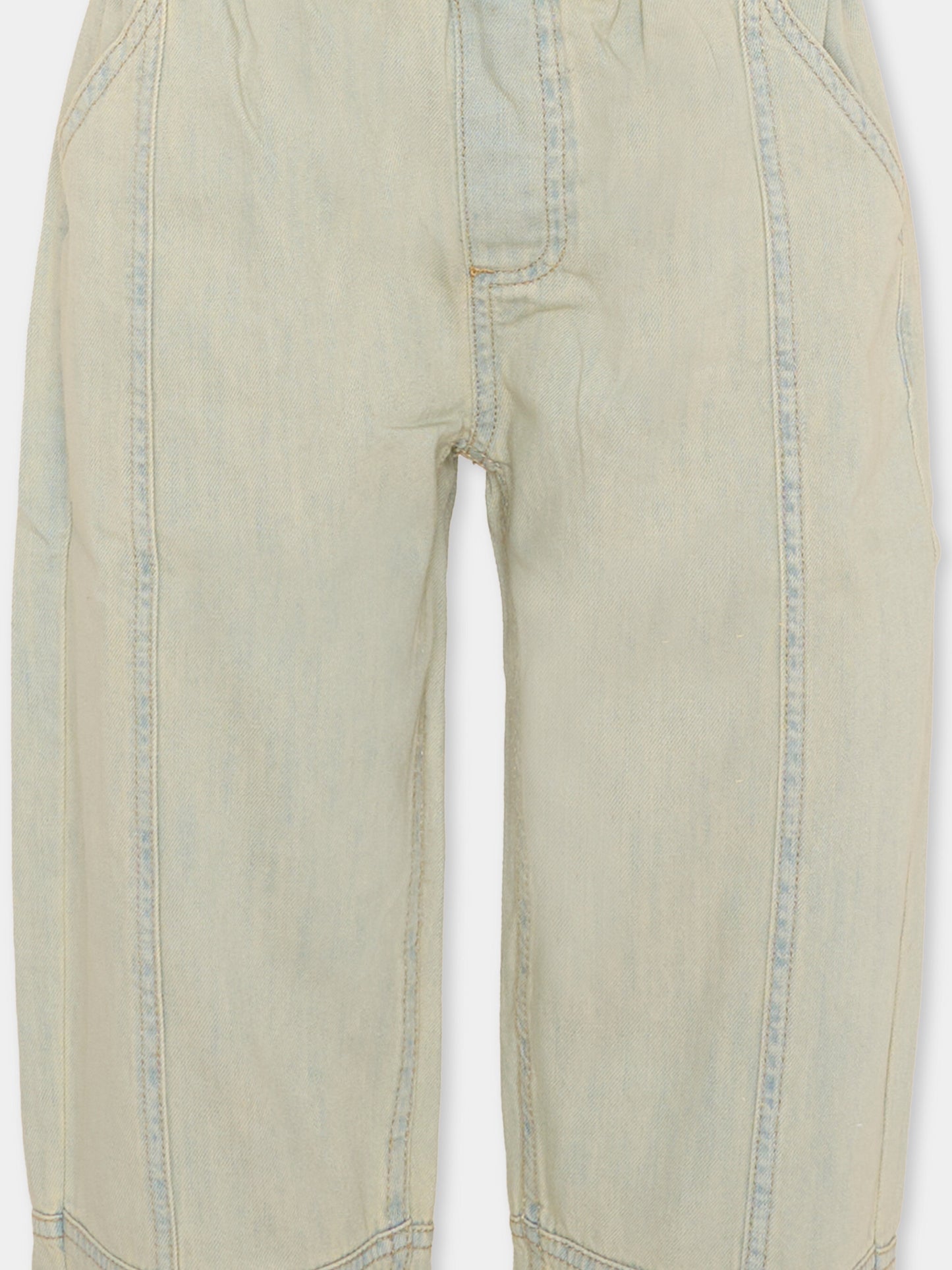 Jeans grigio per bambini con monogram,Bobo Choses,B126AC098