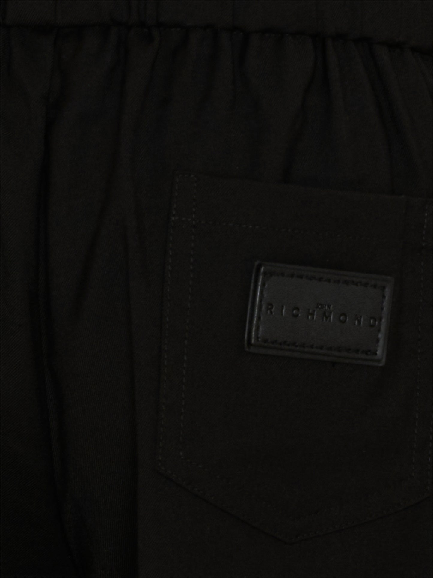 Pantaloni neri per bambino con logo,Richmond,RBP26243PA BLACK