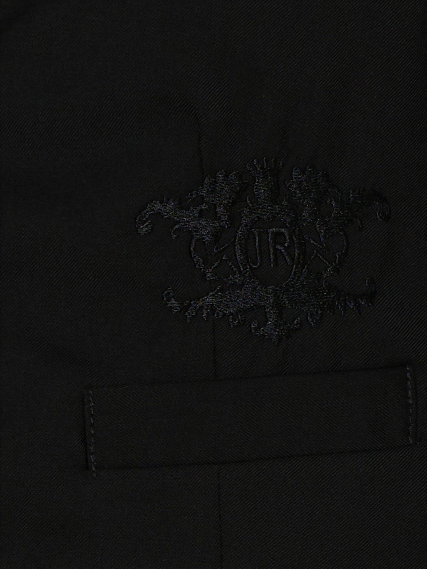 Panciotto nero per bambino con ricamo,Richmond,RBP26168GT BLACK