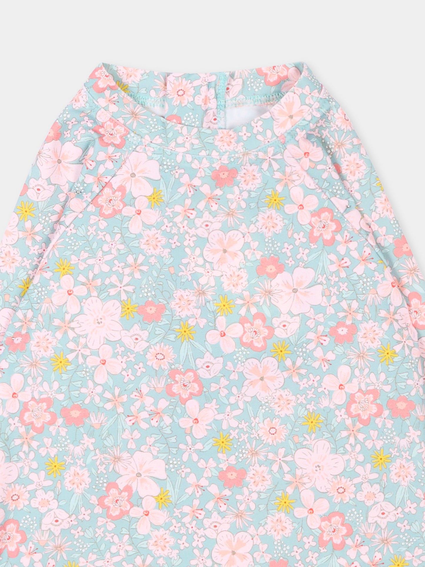 Anti UV multicolor per neonata floreale,Petit Bateau,A0FNA SPRAY/MULTICO 01