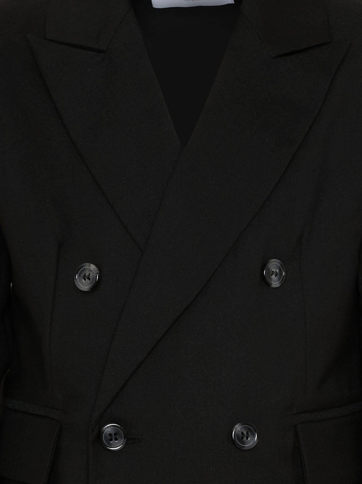 Giacca nera per bambino doppiopetto,Roberto Cavalli Kids,CBP26119GC BLACK