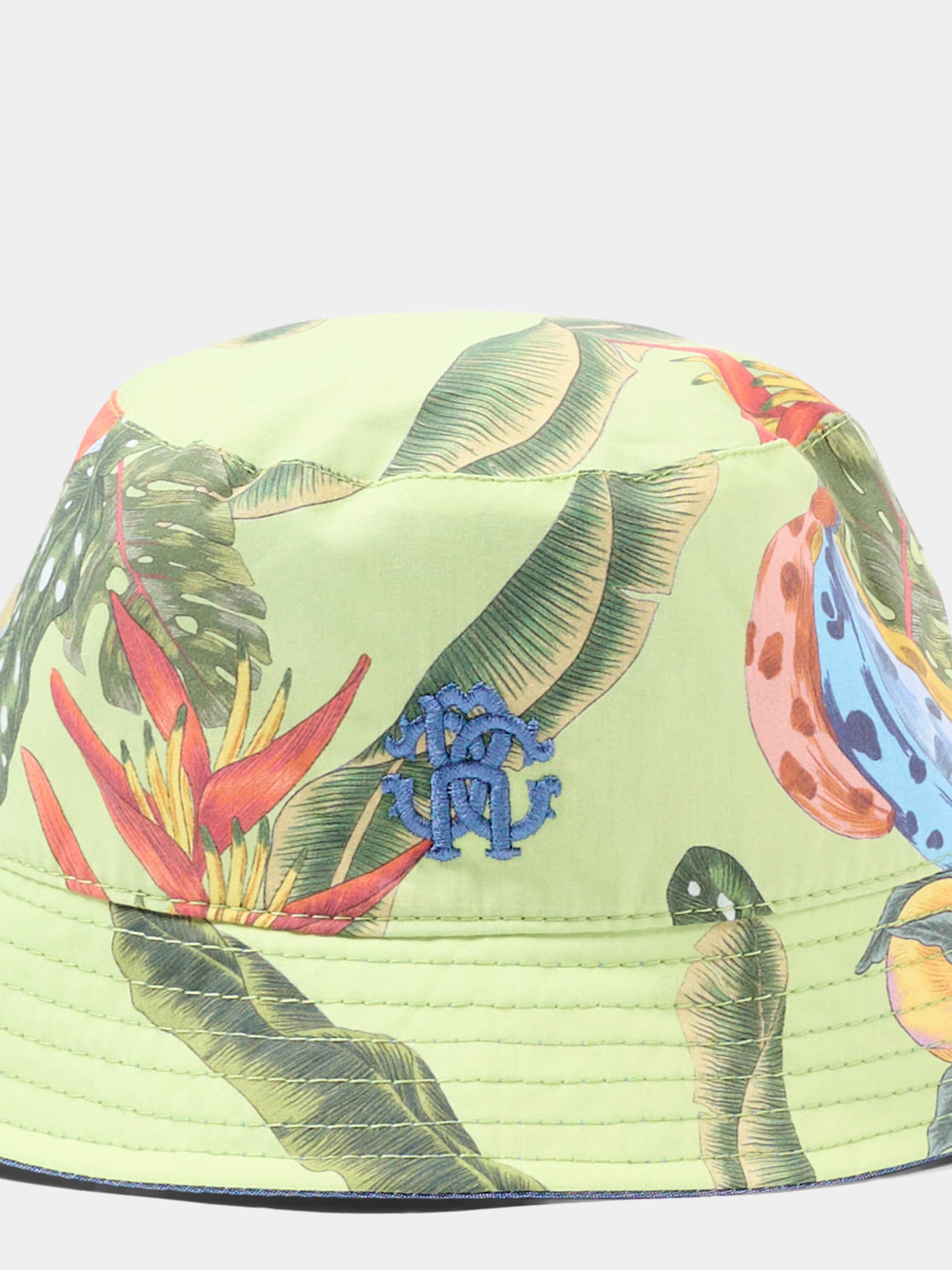 Cloche multicolor per neonato Tropical Garden,Roberto Cavalli Kids,CIP26088HA TROPICANA LIME