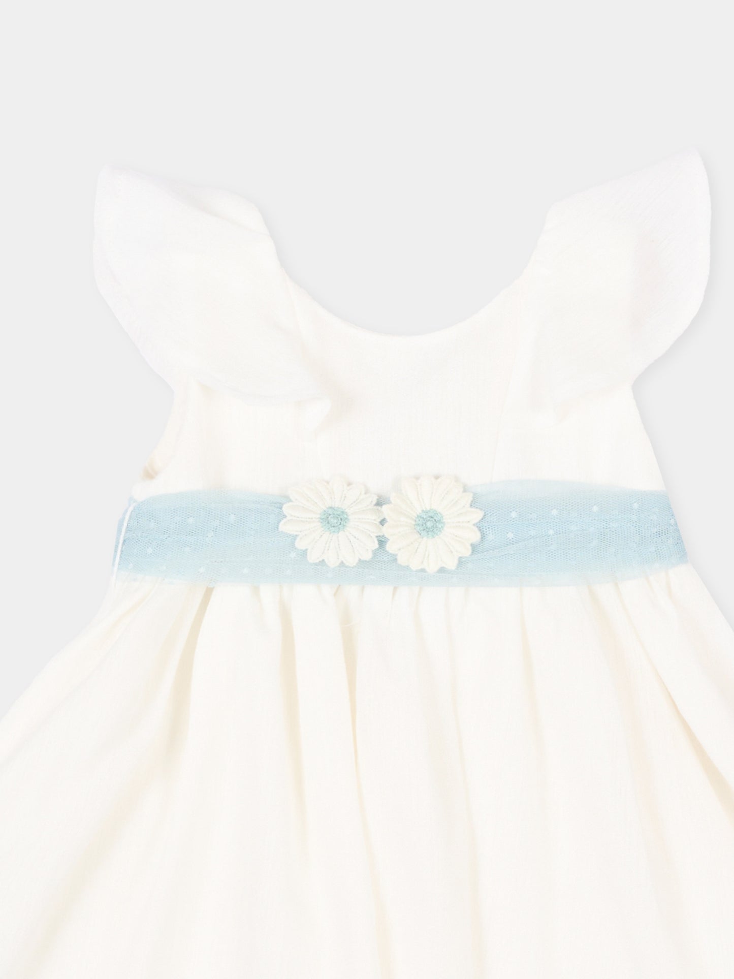 Abito elegante avorio per neonata con fiocco,Mayoral,1903 042