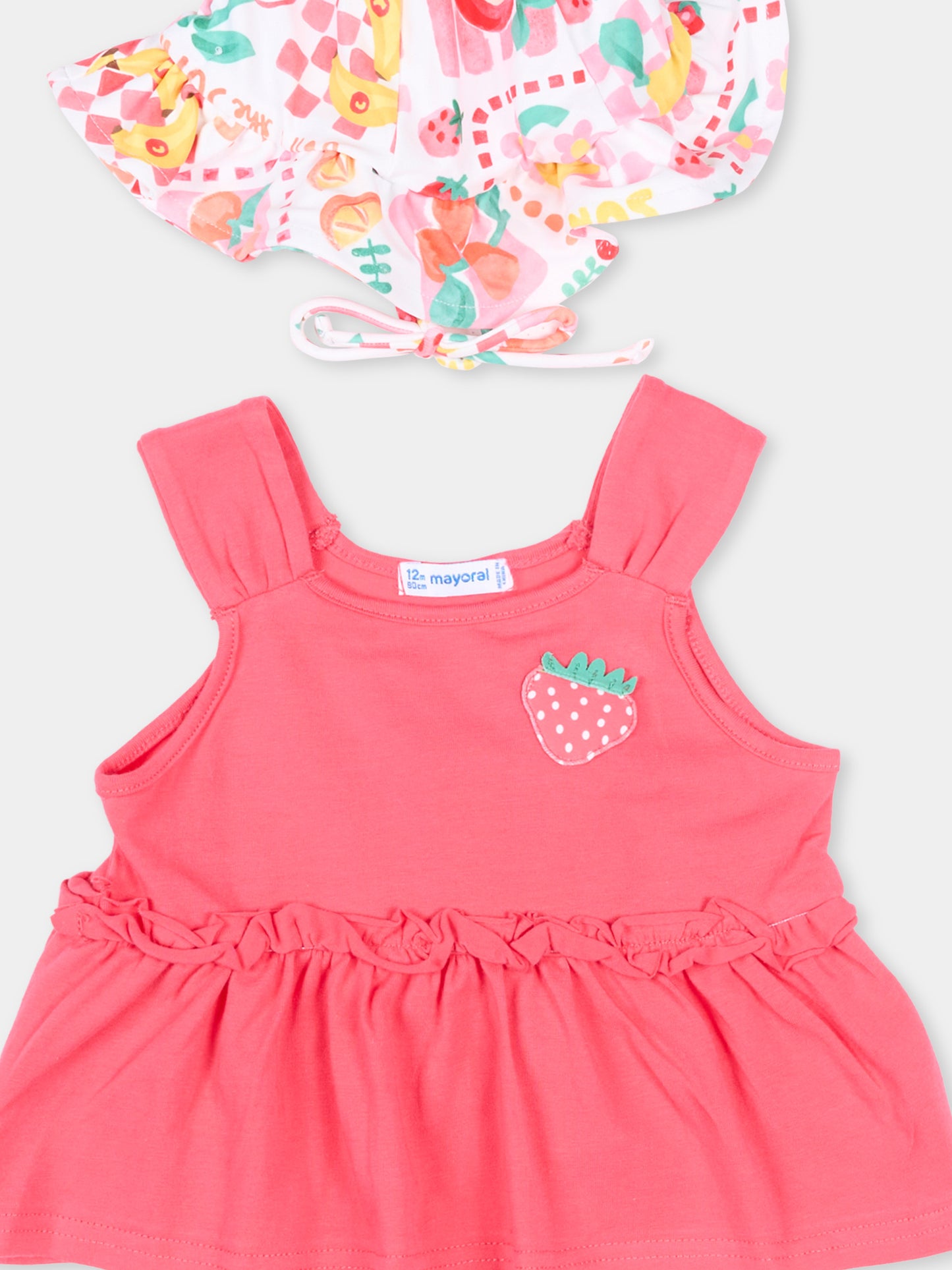 Copricostume rosa per neonata set mare,Mayoral,1654 014