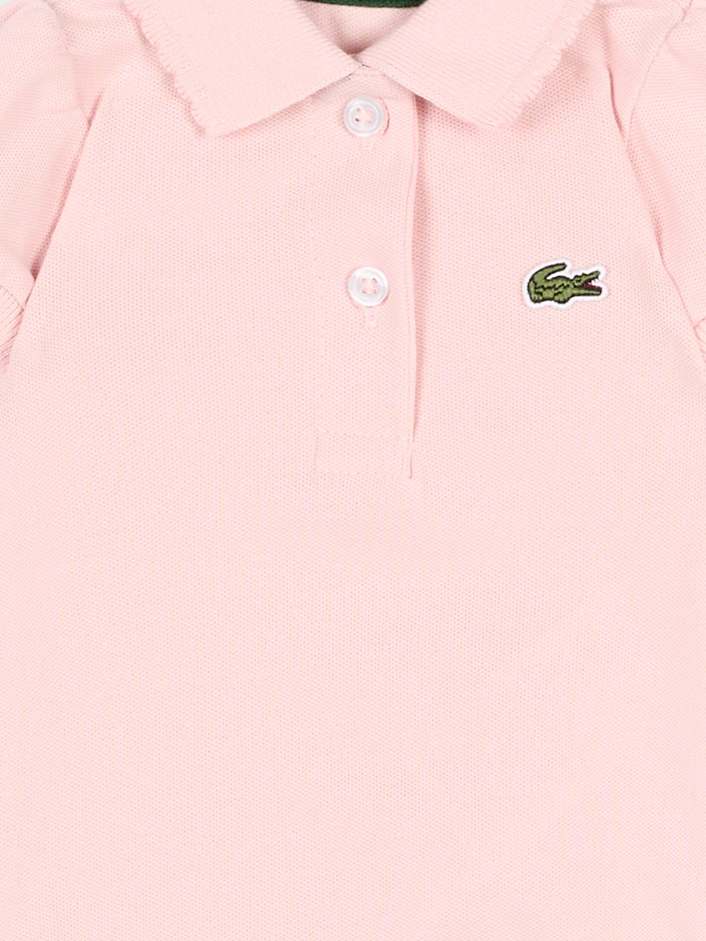 Body rosa per neonata con logo,Lacoste,7120 AL5