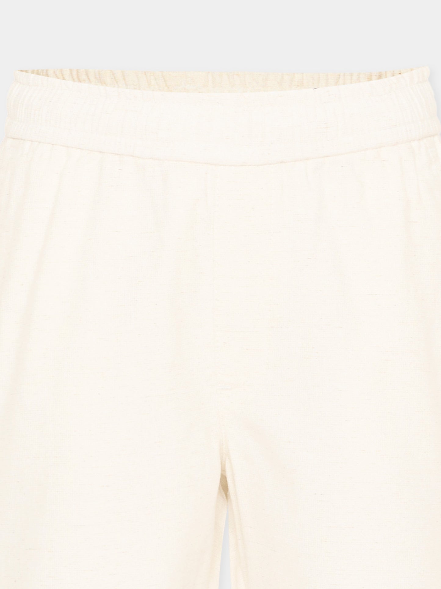 Shorts eleganti avorio per bambino con levriero,Trussardi Junior,TIP26063BE BEIGE NEW ECRU