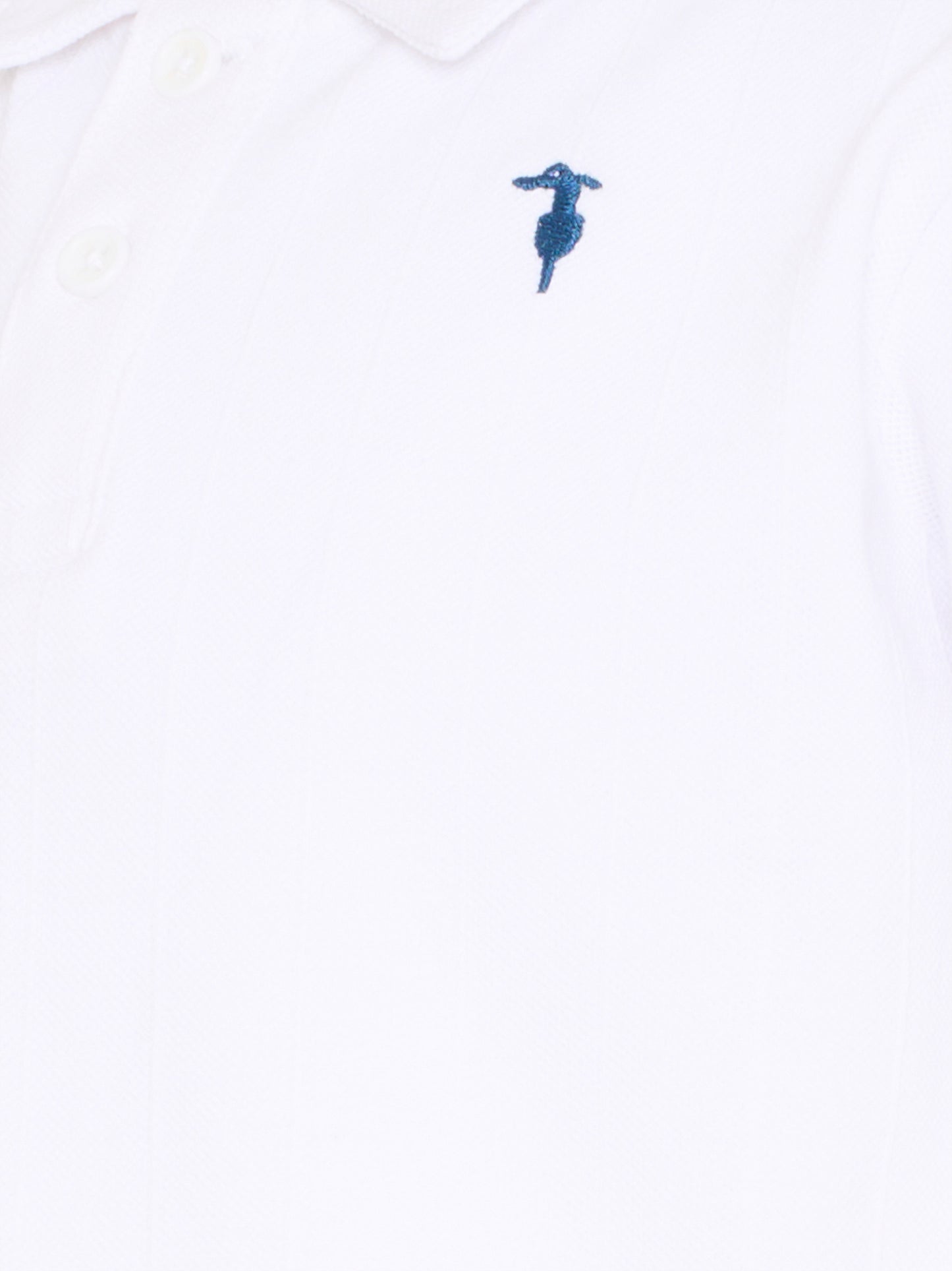 Polo bianca per bambino con levriero,Trussardi Junior,TIP26096PO WHITE