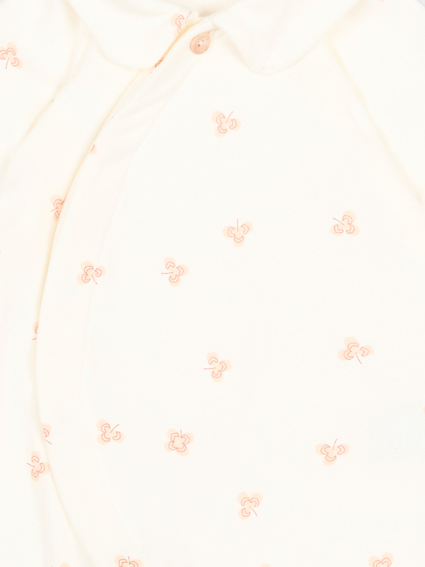 Tutina avorio Lucky Leaves per neonati,Bamboom,1149TE00074 LUCKY LEAVES