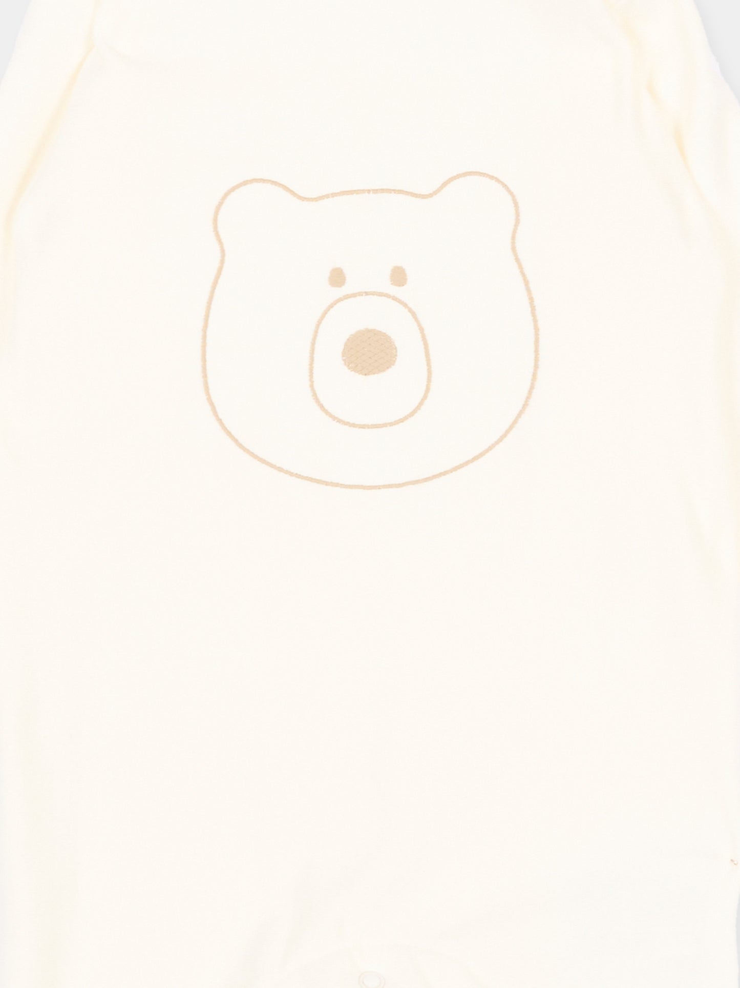 Tutina avorio per neonati con orsetto,Bamboom,1161TE00066 OFFWHITE