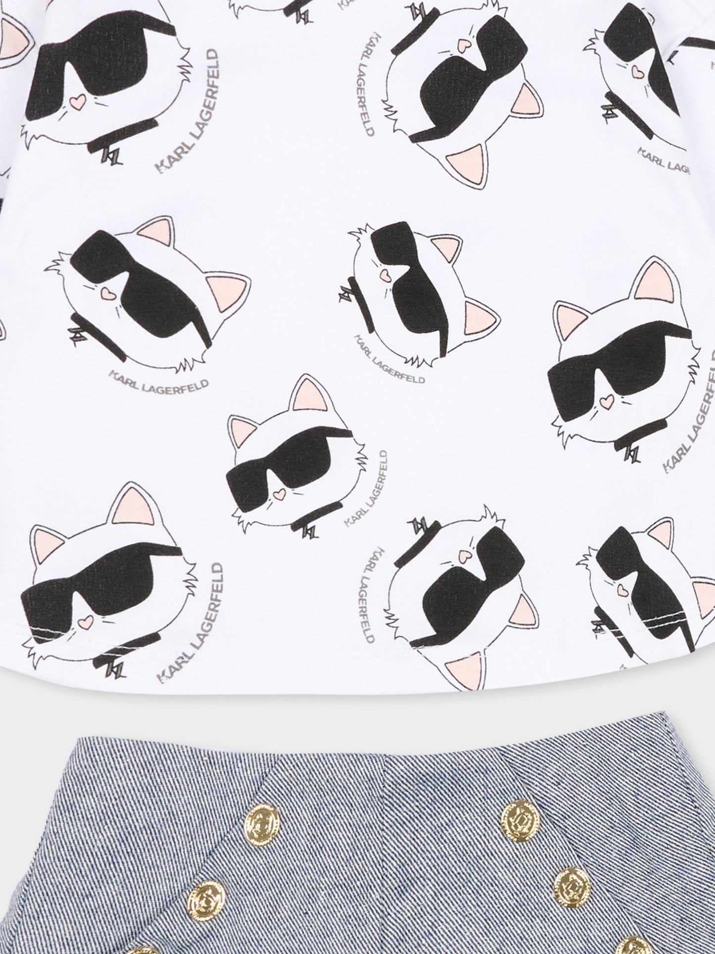 Completo sportivo multicolor per neonata con Choupette,Karl Lagerfeld Kids,Z31064 10P