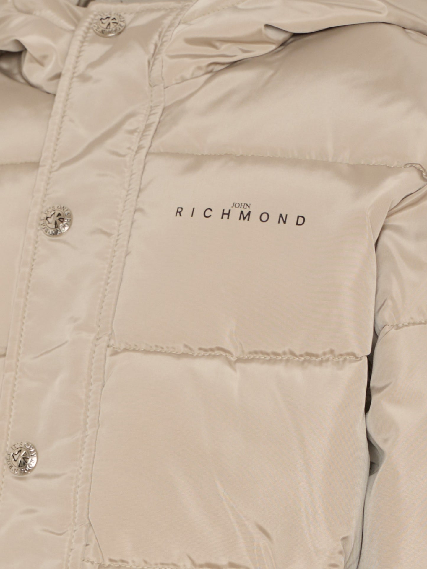 Piumino beige per bambino con logo,Richmond,RBA25233PI TRENCH COAT