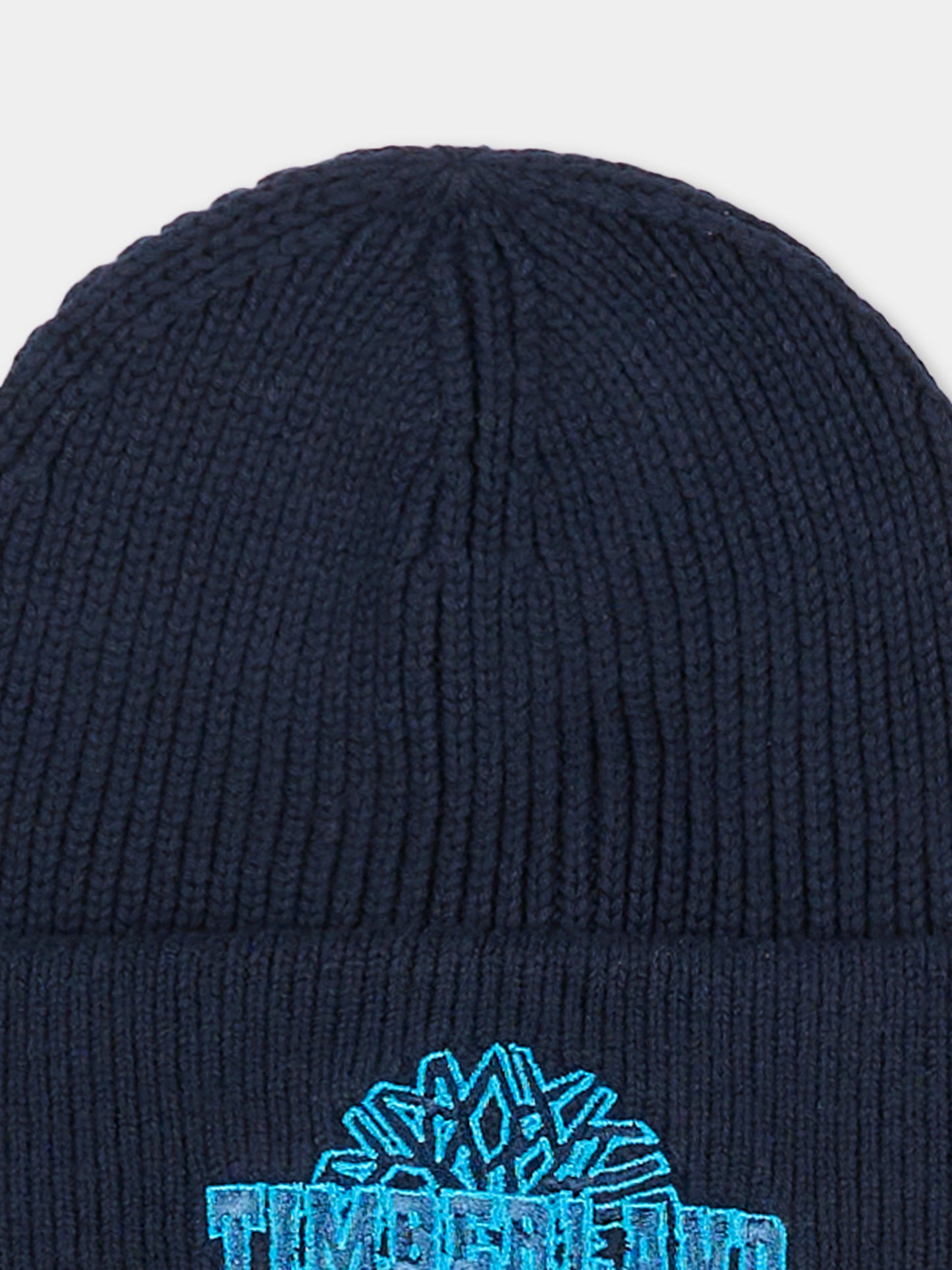 Berretto blu per bambino con logo,Timberland,T60360 83D