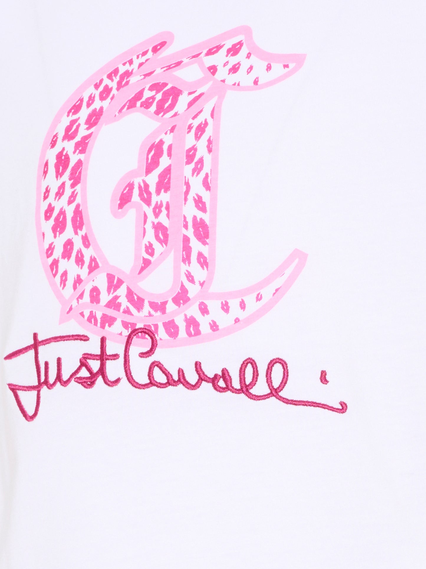 Completo sportivo bianco per bambina con logo,Just Cavalli Kids,JIP26015CJ WHITE