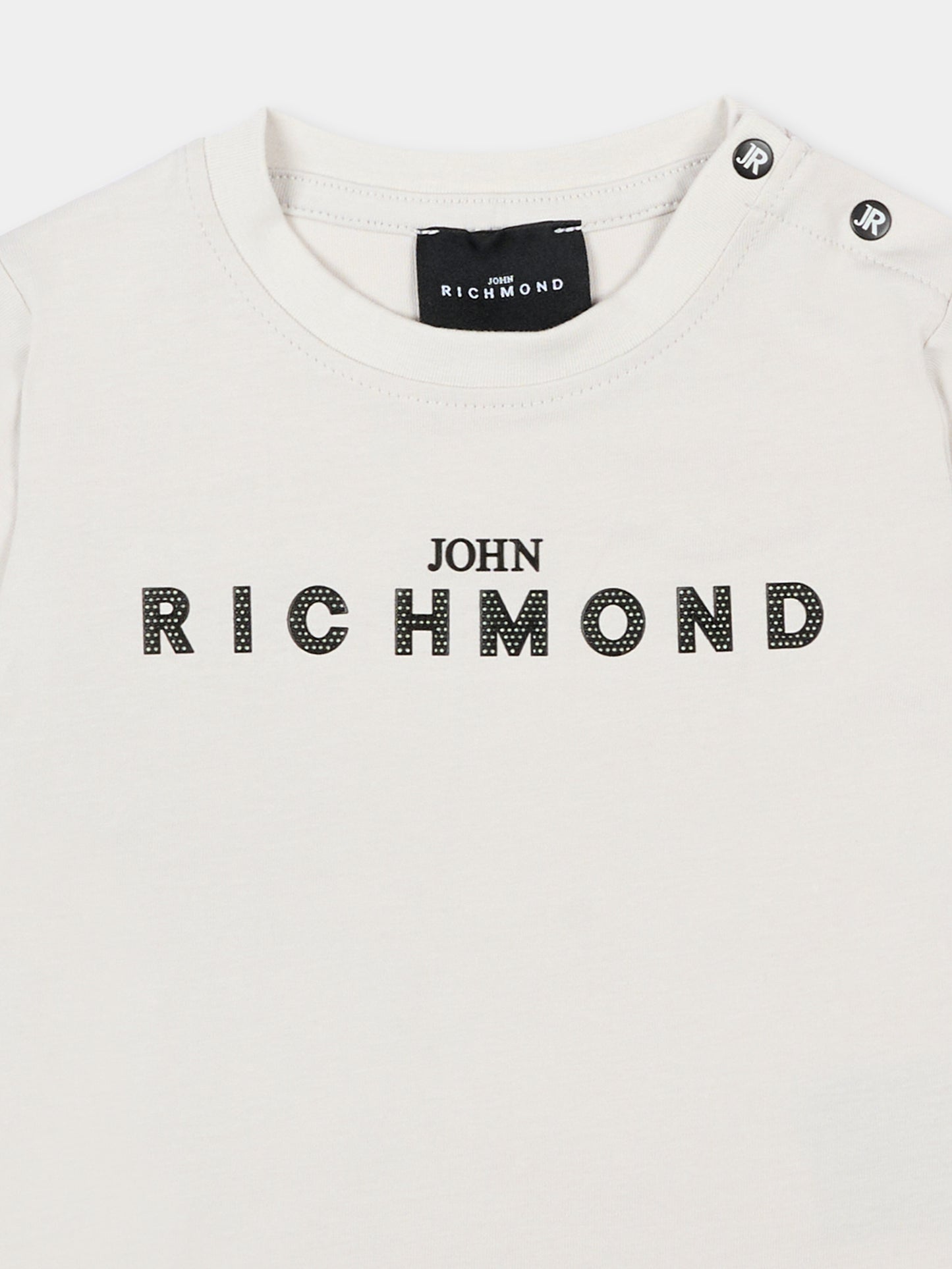 T-Shirt grigia per neonato con logo,Richmond,RIP26002TS BLUE VAPOR