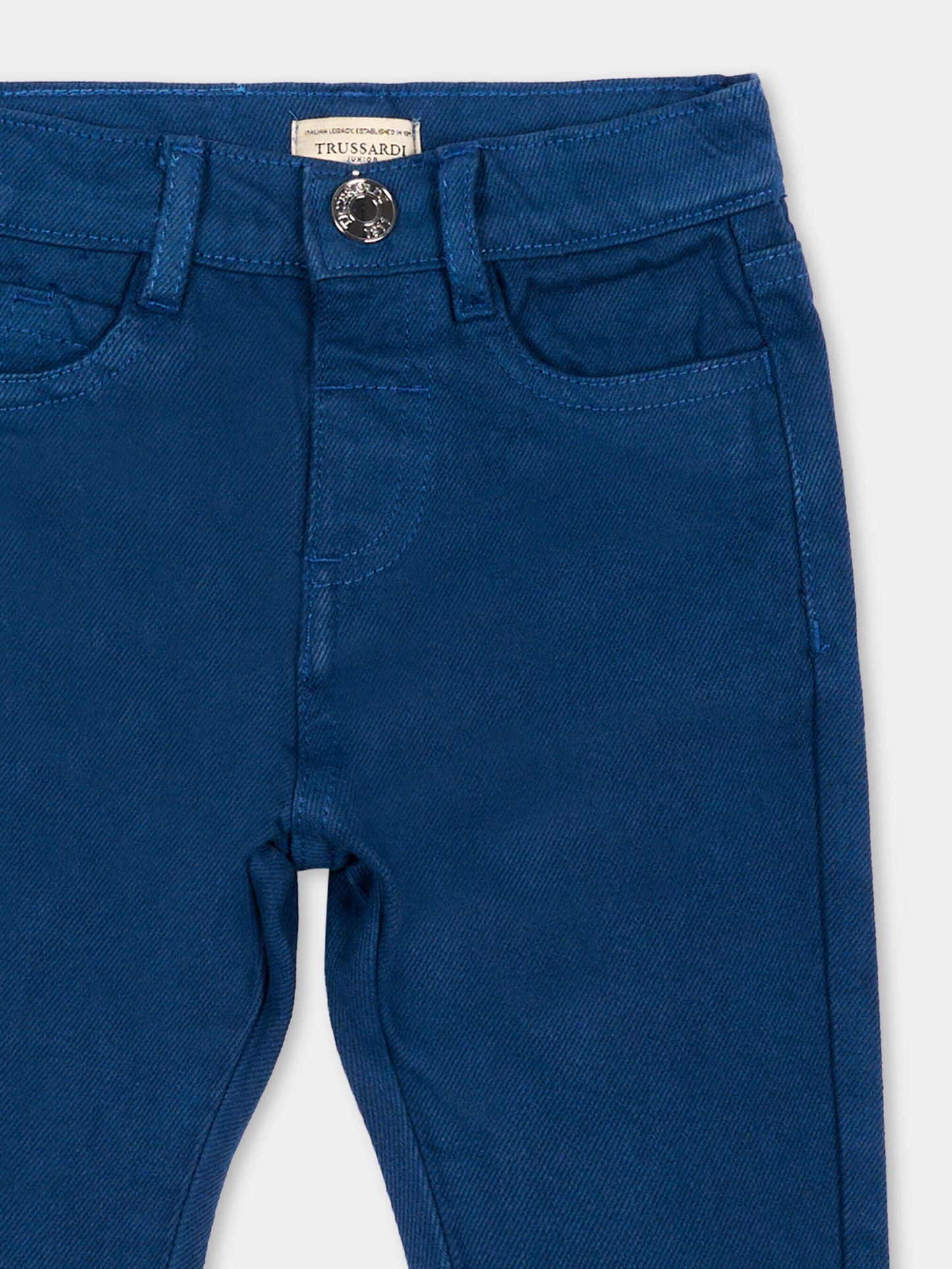 Pantaloni blu per neonato,Trussardi Junior,TIP26006PA BLUE ESTATE