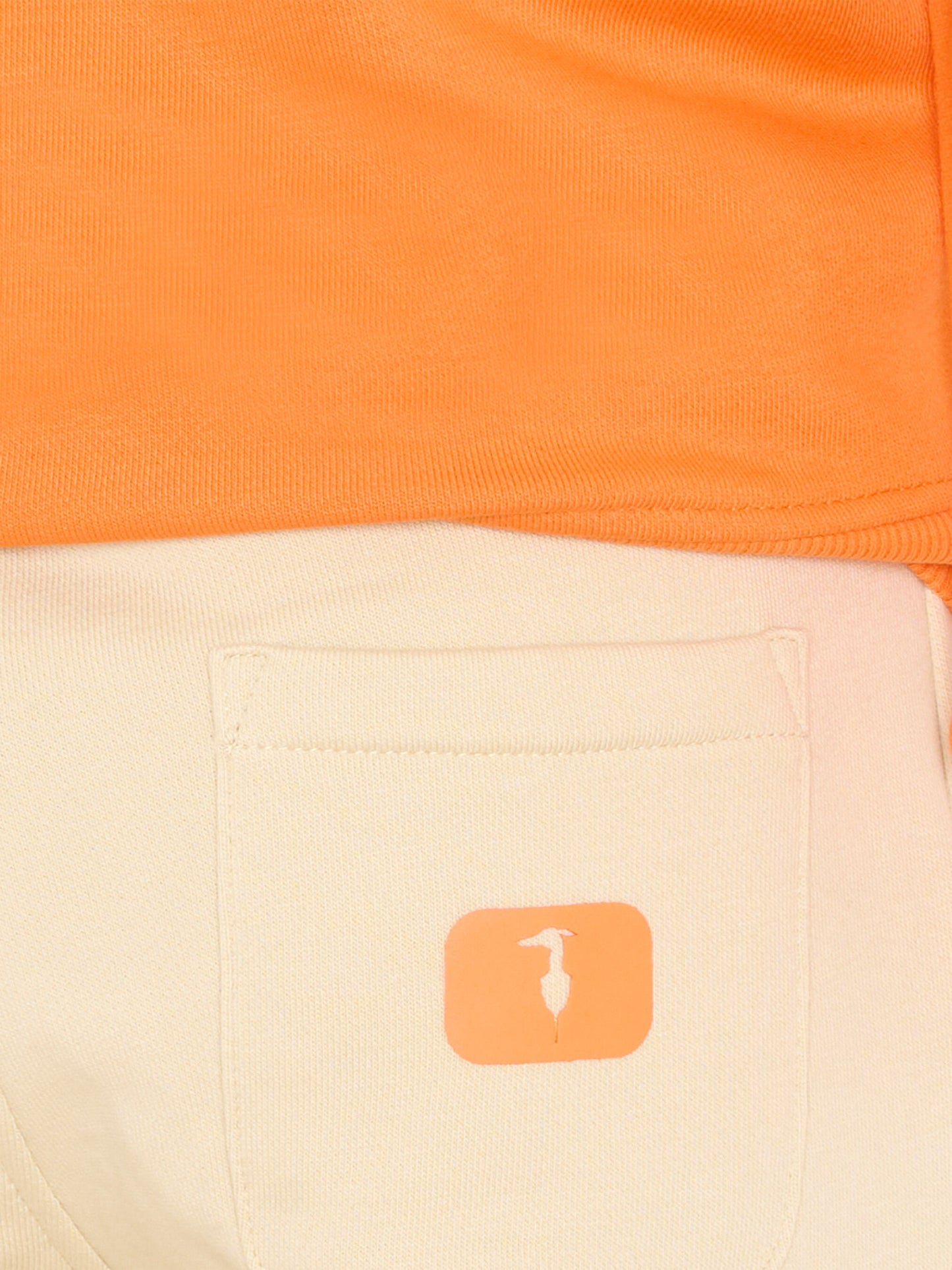 Completo sportivo arancione per bambino con levriero,Trussardi Junior,TIP26077CF ORANGE GOLDEN POPPY
