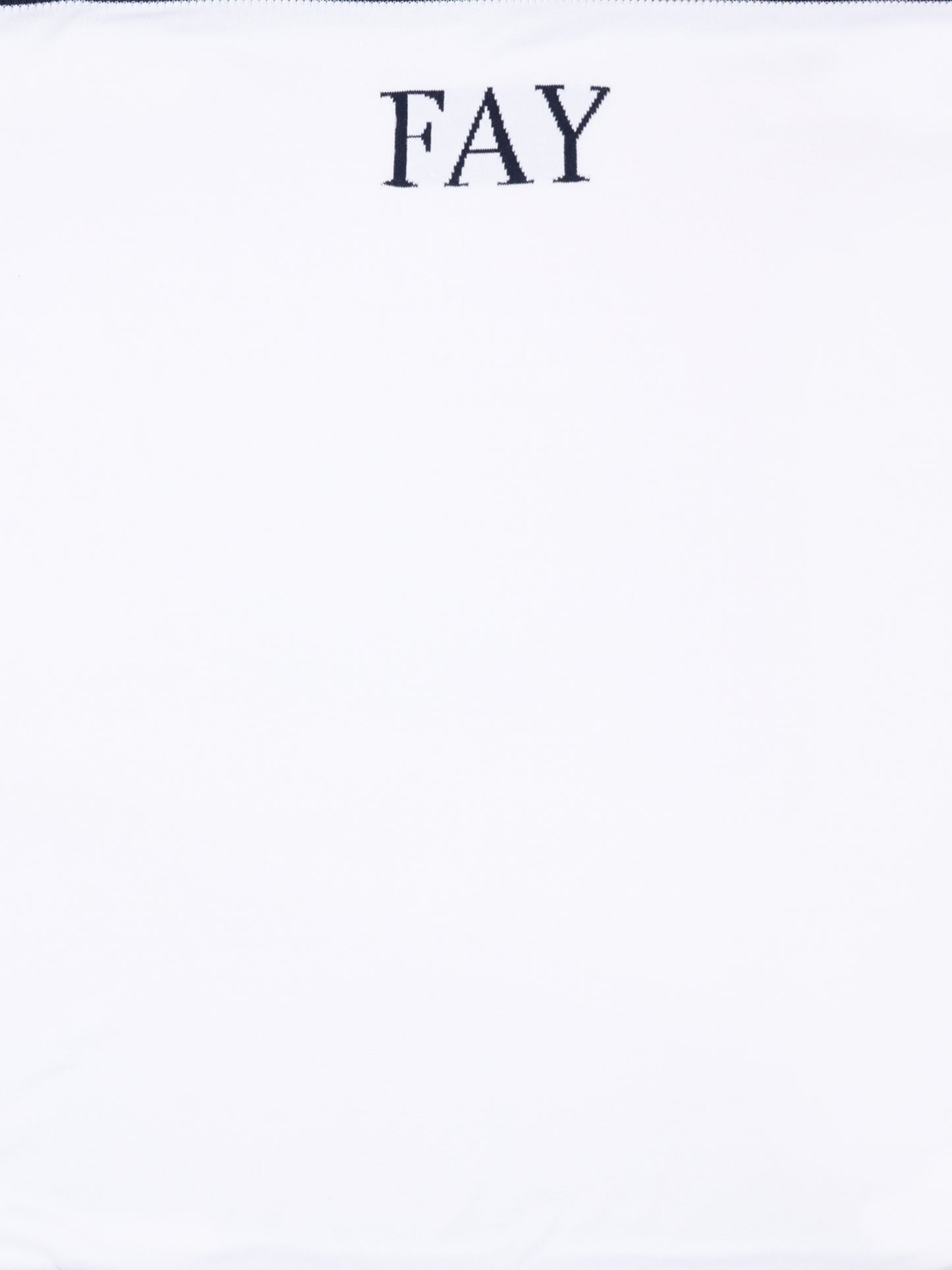 Coperta bianca per neonato con logo,Fay Kids,FS0530 X0005 100BL