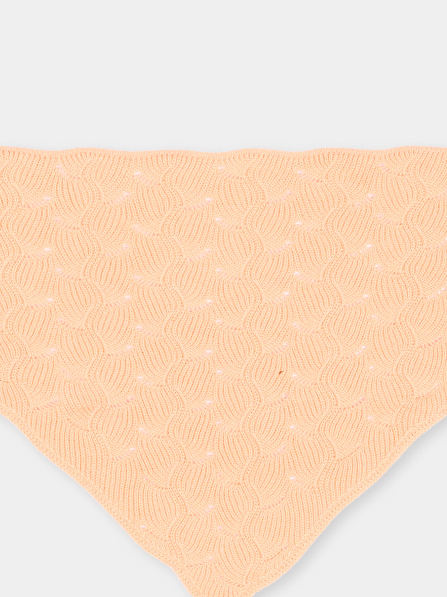 Foulard arancione per bambina,Vélocipède,GEORGI TRIANGLAR SCARF PEACH