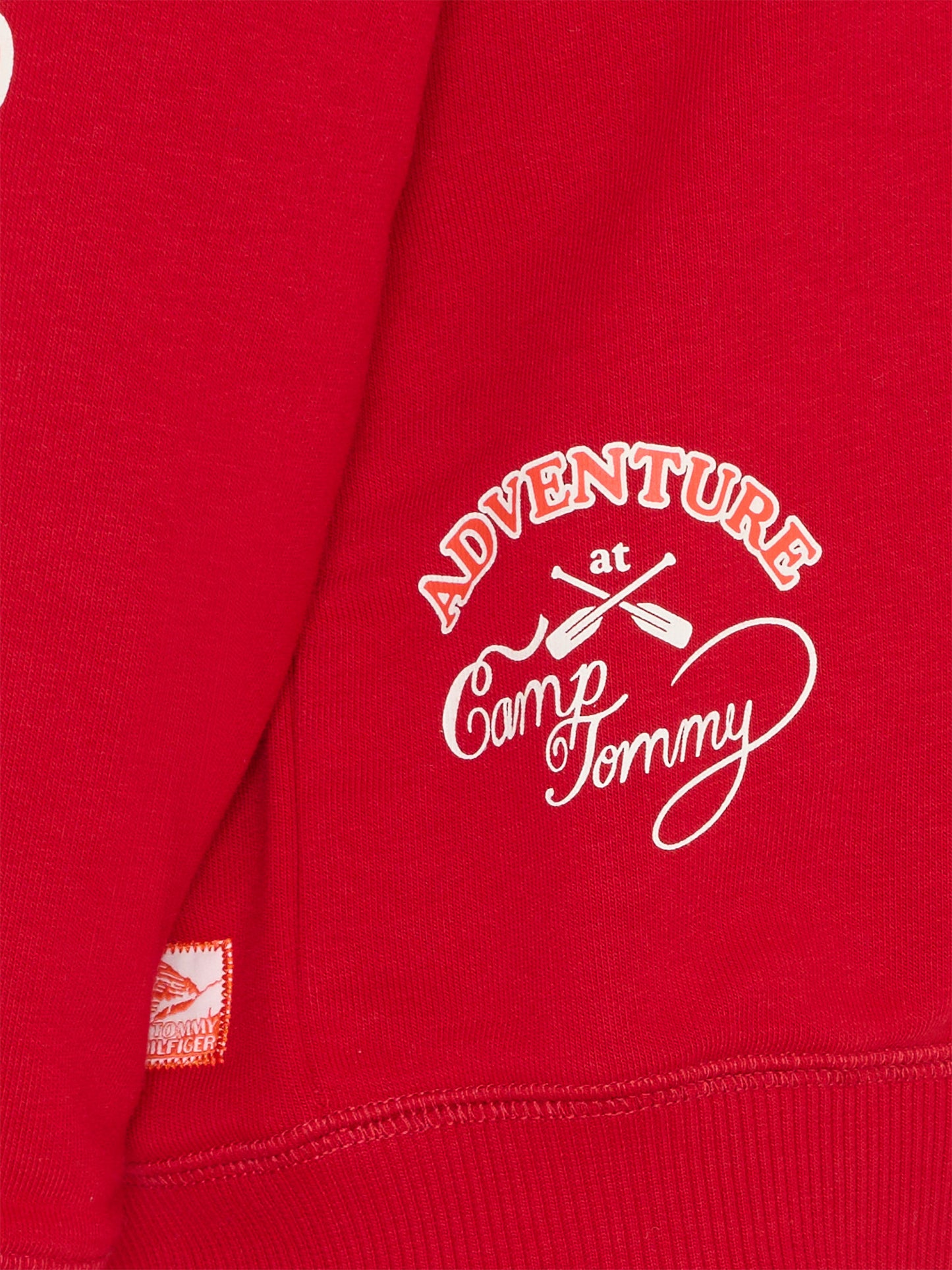 Felpa rossa per bambino con logo,Tommy Hilfiger Junior,KB0KB09898 XLD