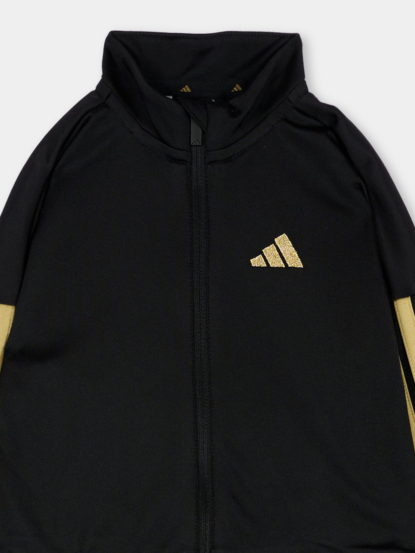Completo sportivo lungo nero per neonato,Adidas,JC8857