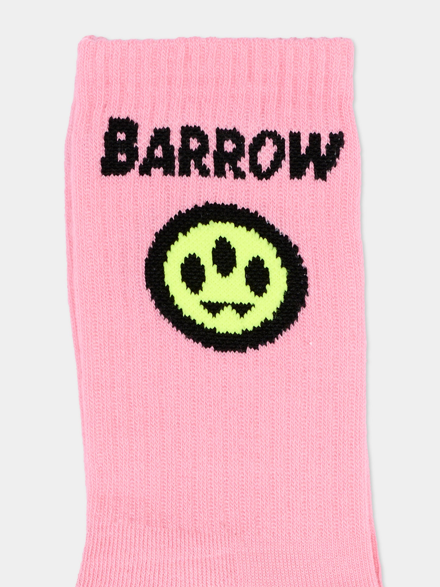 Calza Spugna rosa per bambina con logo,Barrow,F6BKJUSO111 409