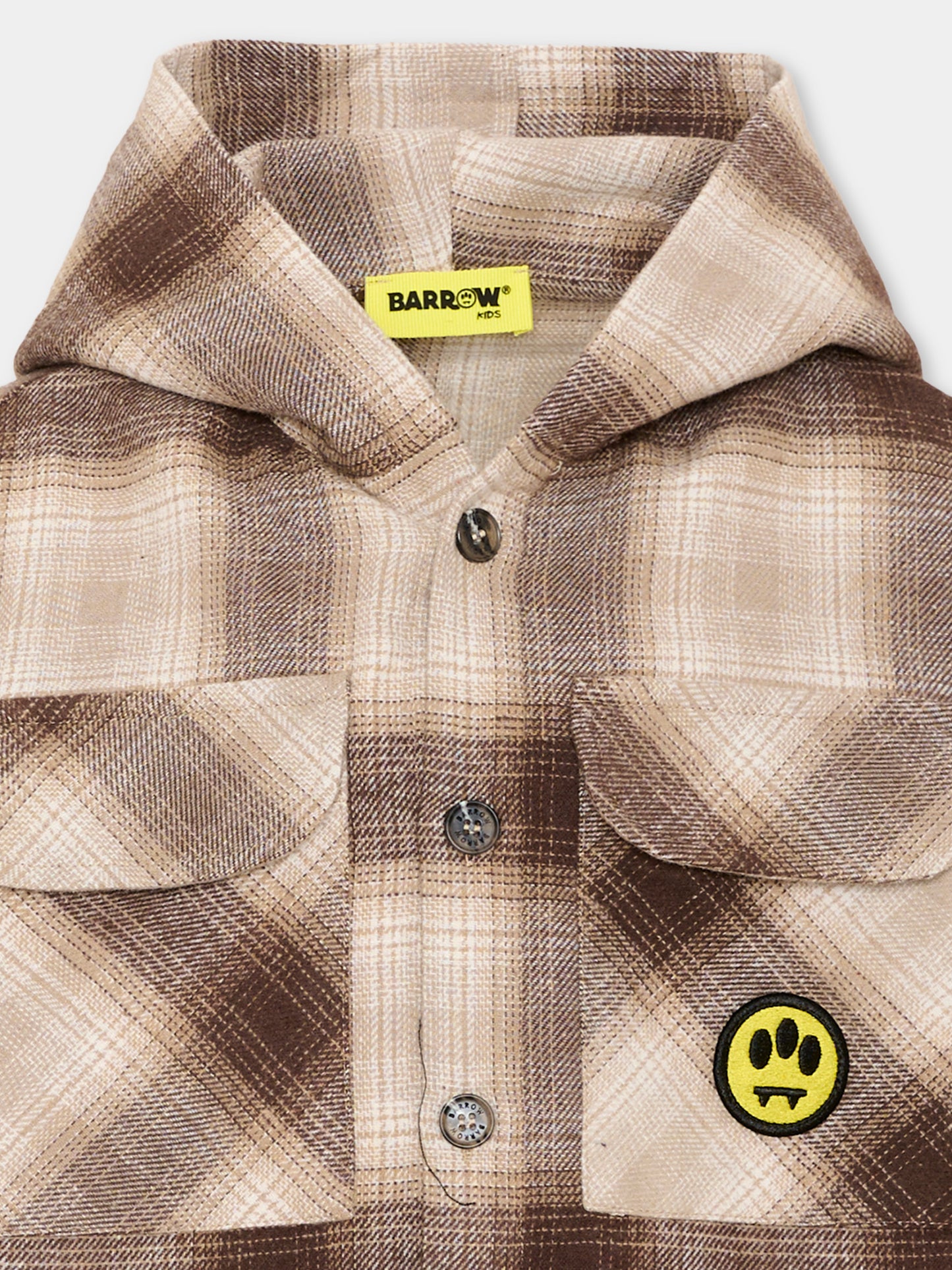 Camicia multicolor per bambino con logo,Barrow,F6BKJBSI085 013