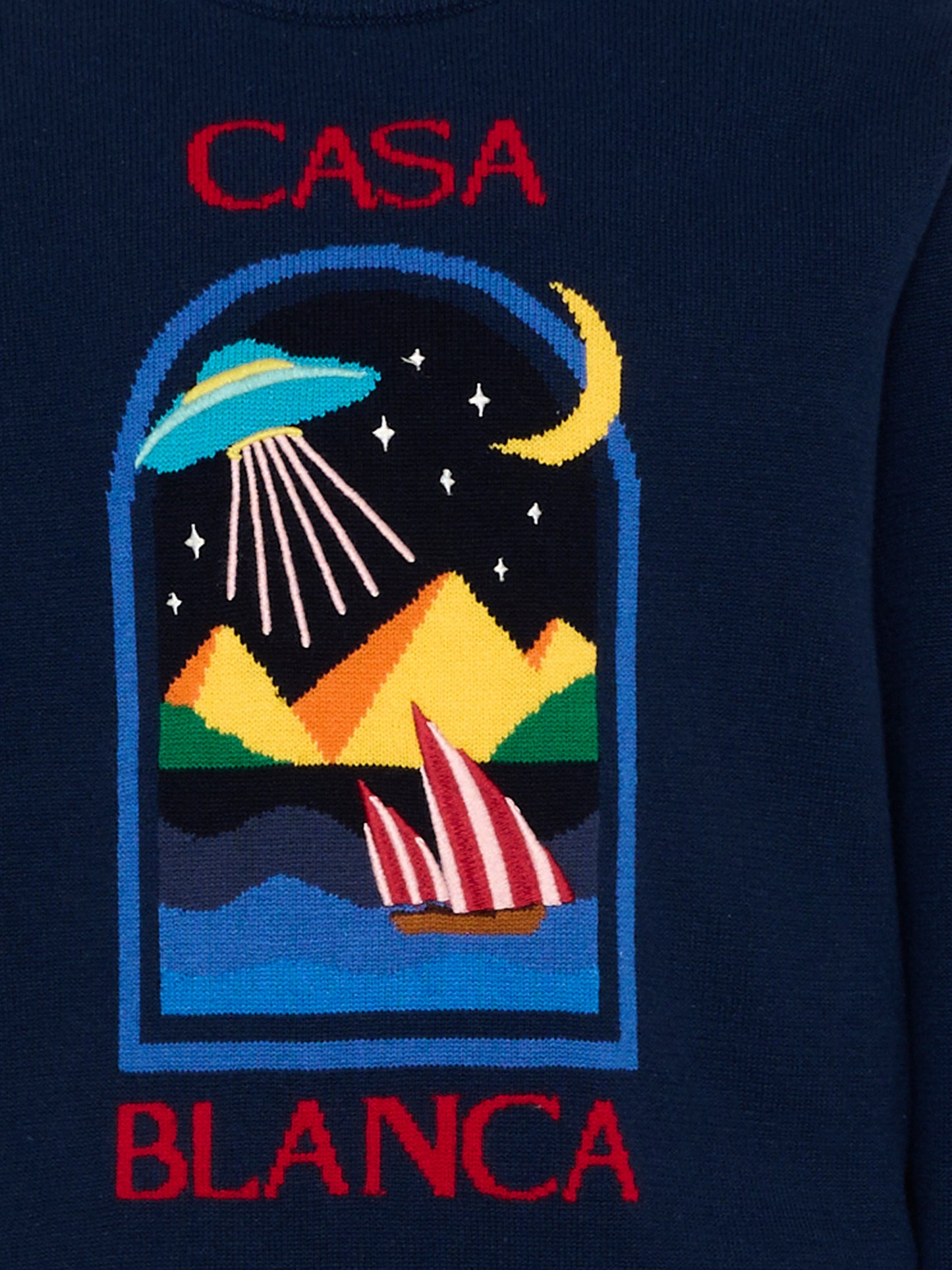 Maglione blu per bambino con ricamo