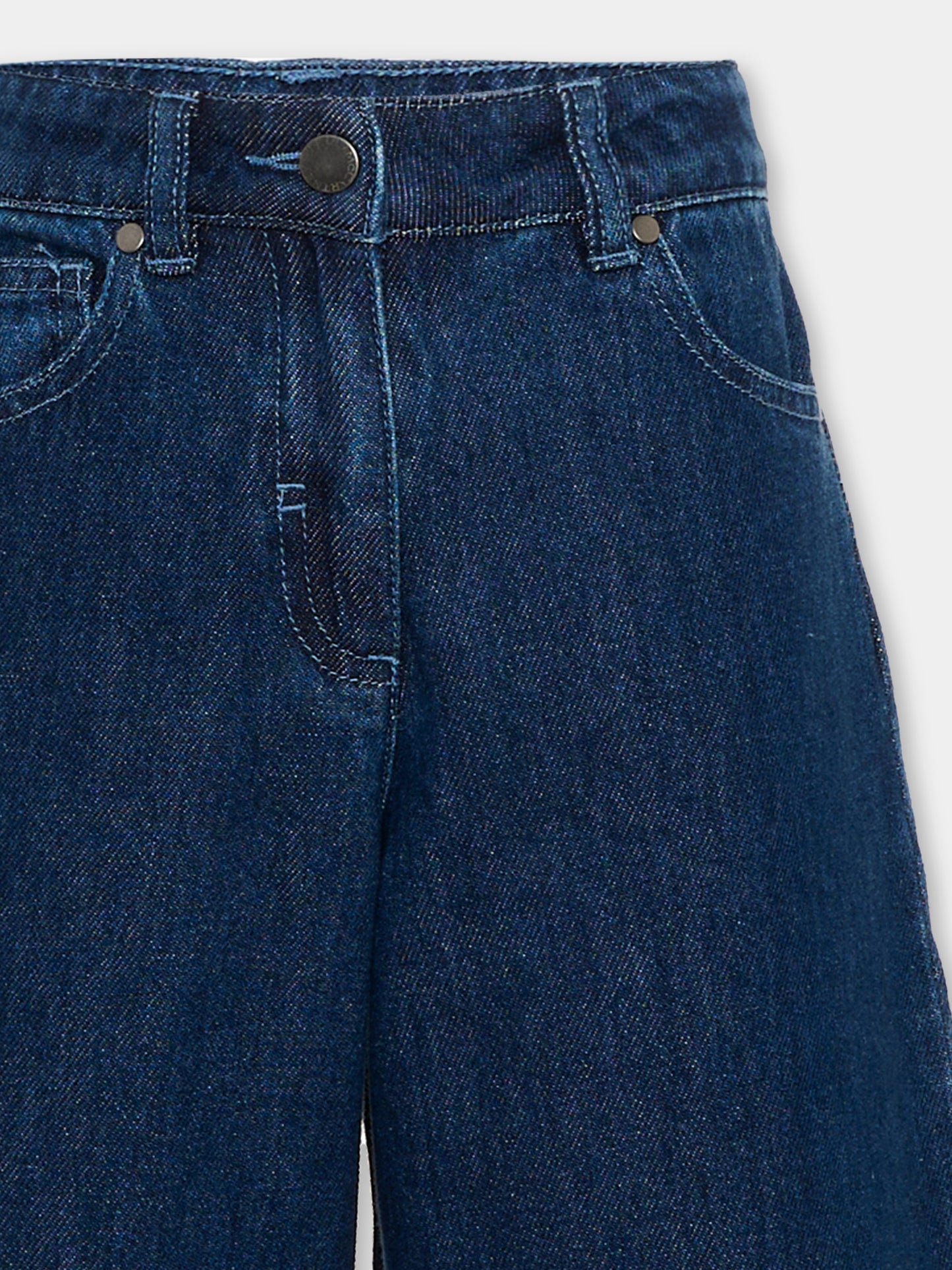 Jeans denim per bambina con stelle,Stella Mccartney Kids,TZ6B20 Z0746 665
