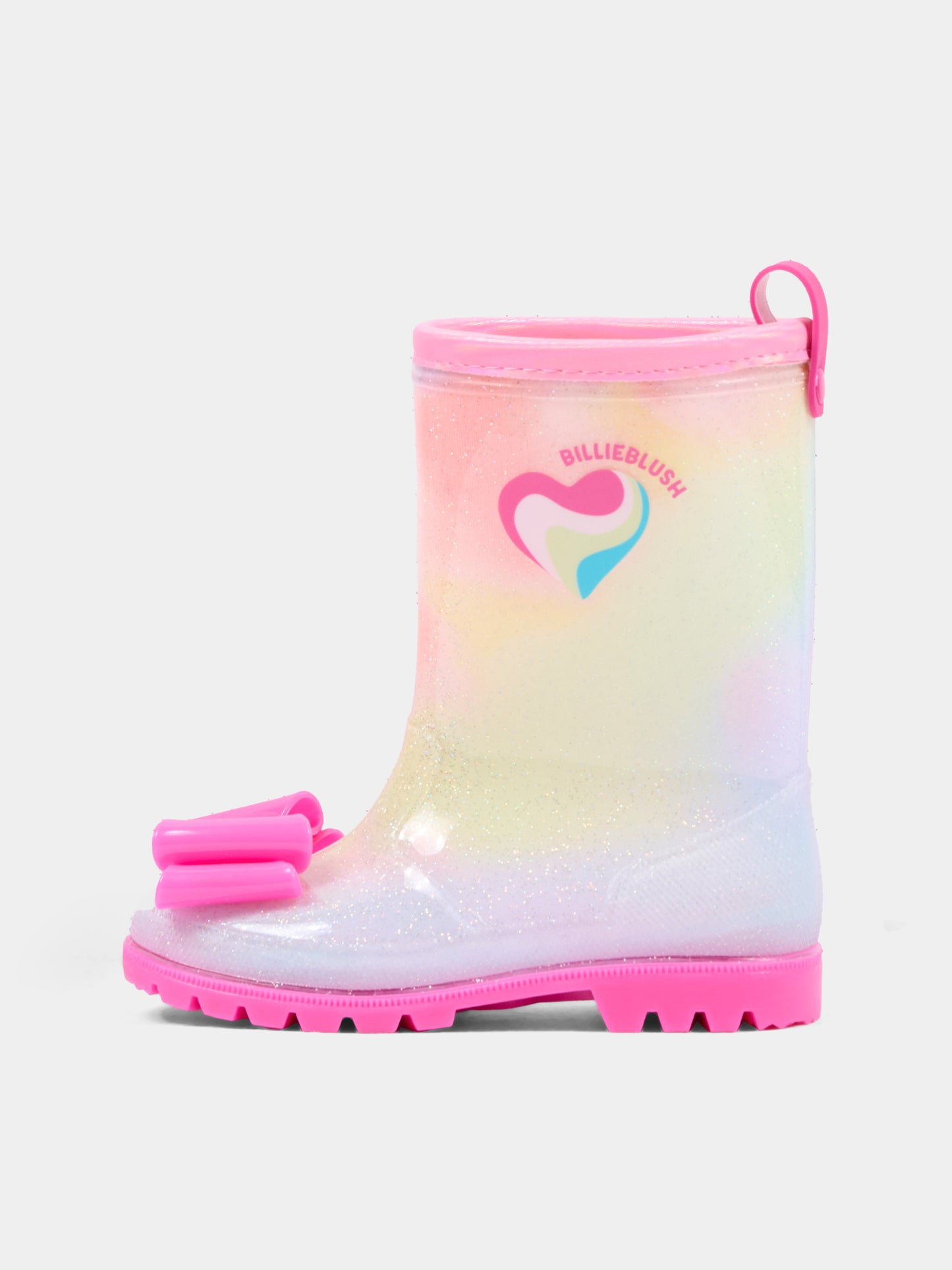 Stivali Pioggia multicolor per bambina con fiocco,Billieblush,U22482 Z41